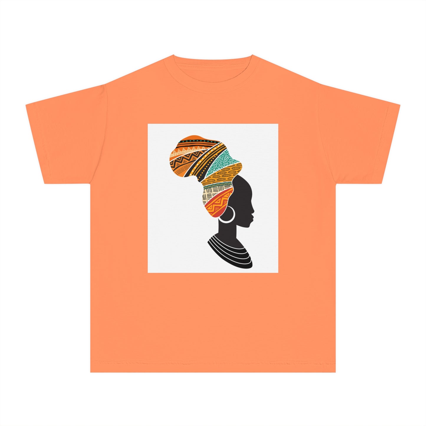 Youth Midweight Tee - African Heritage Design for Creative Kids