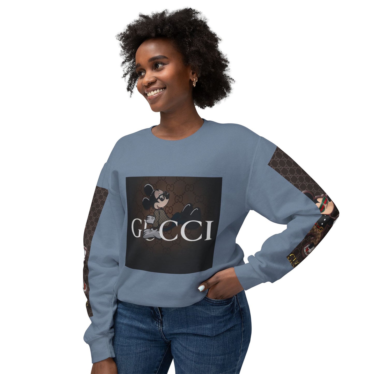 Mickey Mouse Stylish Crewneck Sweatshirt - Unisex Luxury Fashion