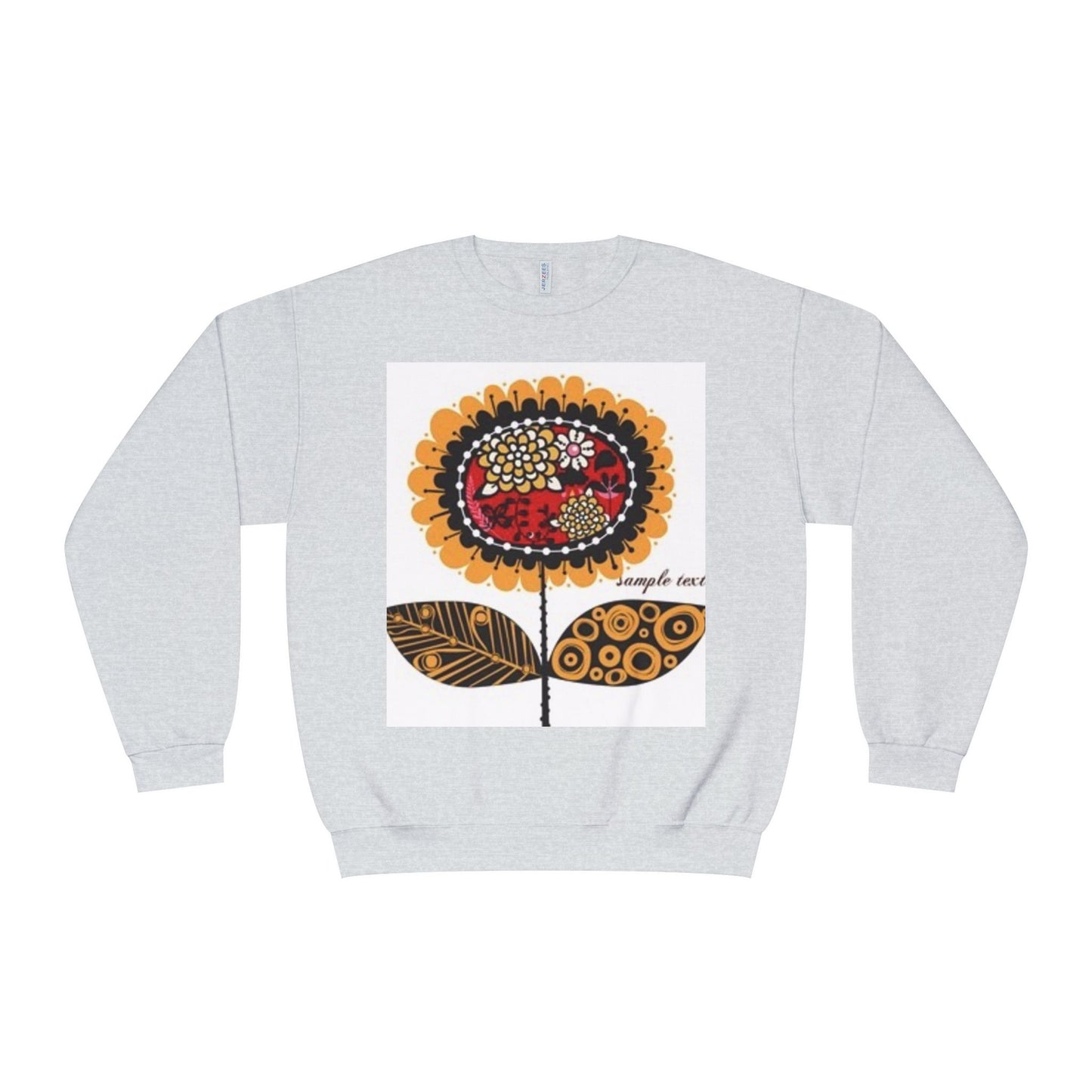 Floral Graphic Sweatshirt - Cozy Unisex Crewneck for All Occasions