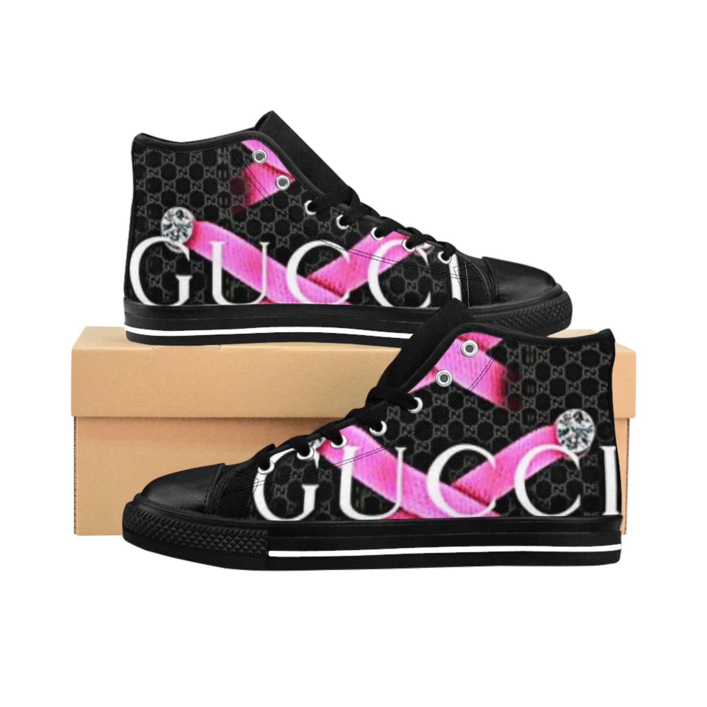 Stylish Women's Classic Sneakers with Pink Design