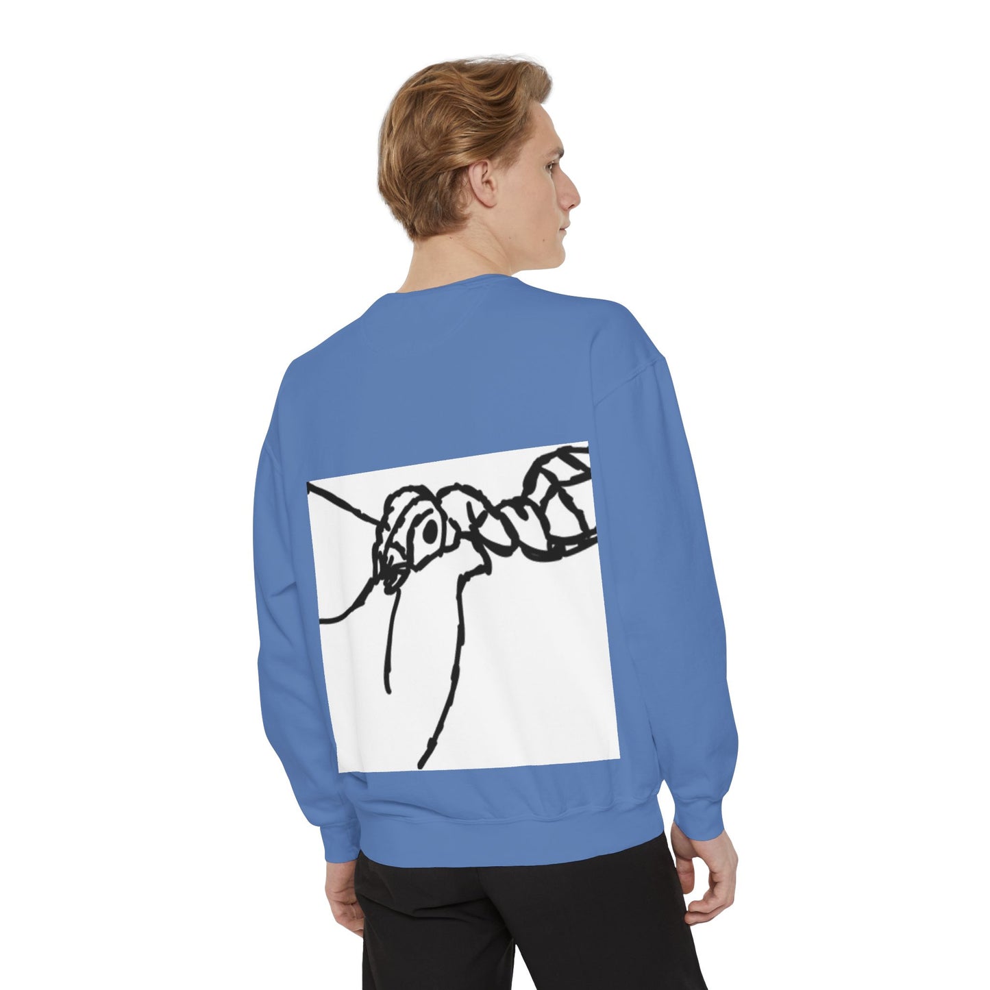 Ant-Inspired Unisex Garment-Dyed Sweatshirt - Unique Nature Lover Gift