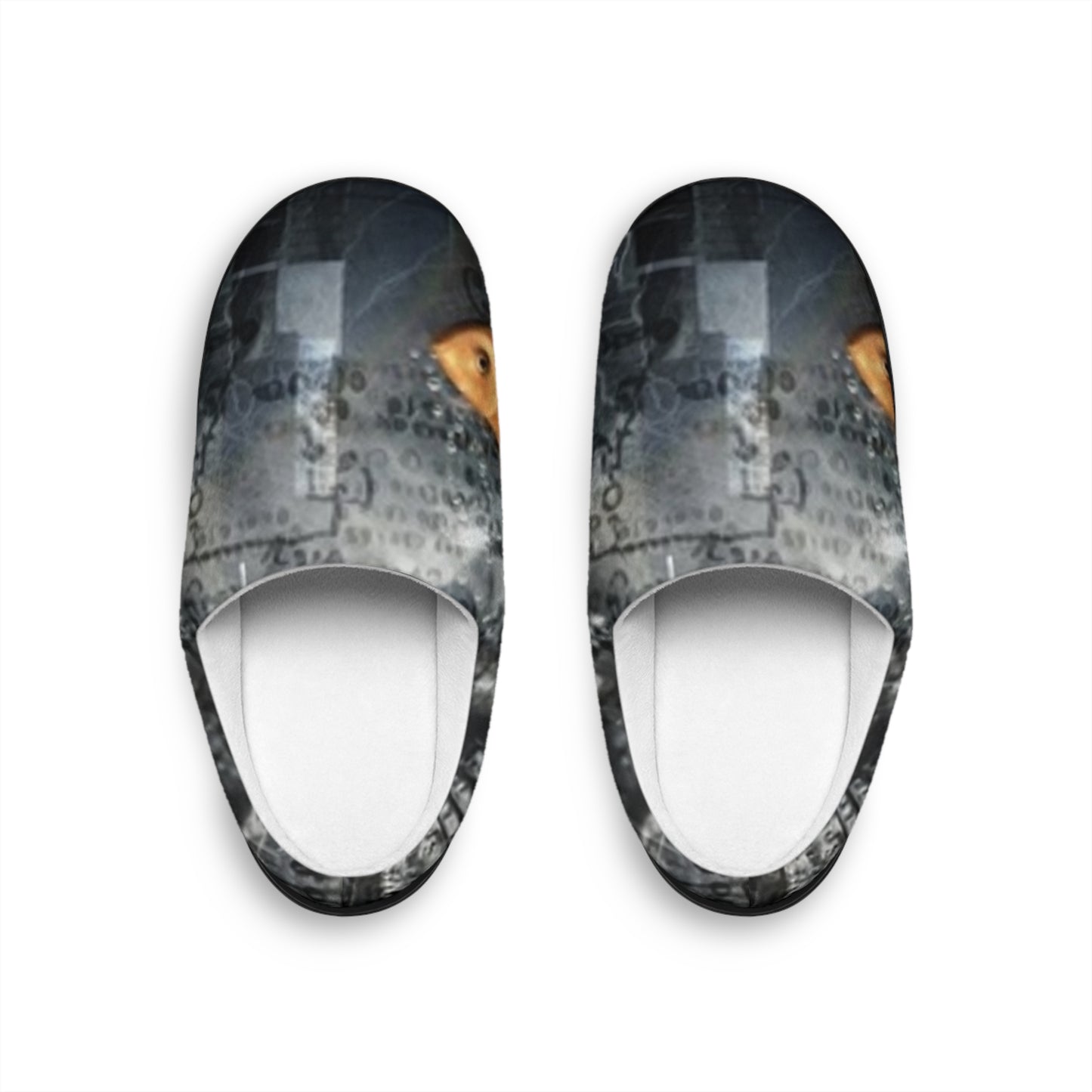 Men's Indoor Slippers - Unique Eye Design for Cozy Comfort