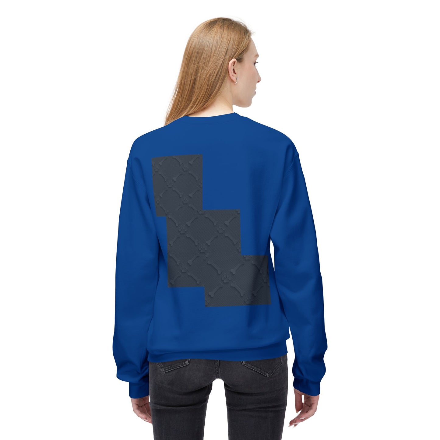 Minimalist Pet-Themed Crewneck Sweatshirt for Animal Lovers