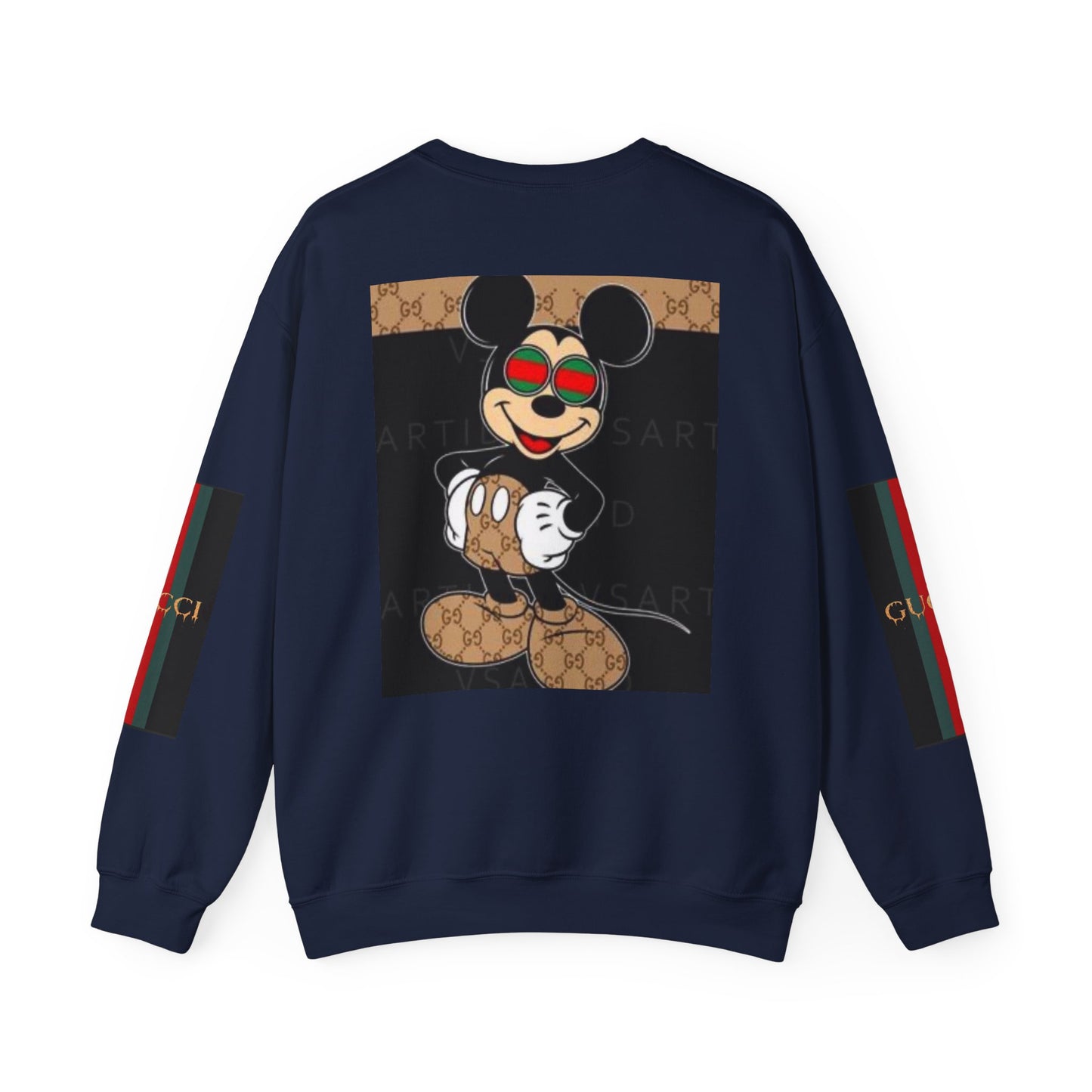 Gucci-Inspired Mickey Mouse Unisex Heavy Blend™ Crewneck Sweatshirt