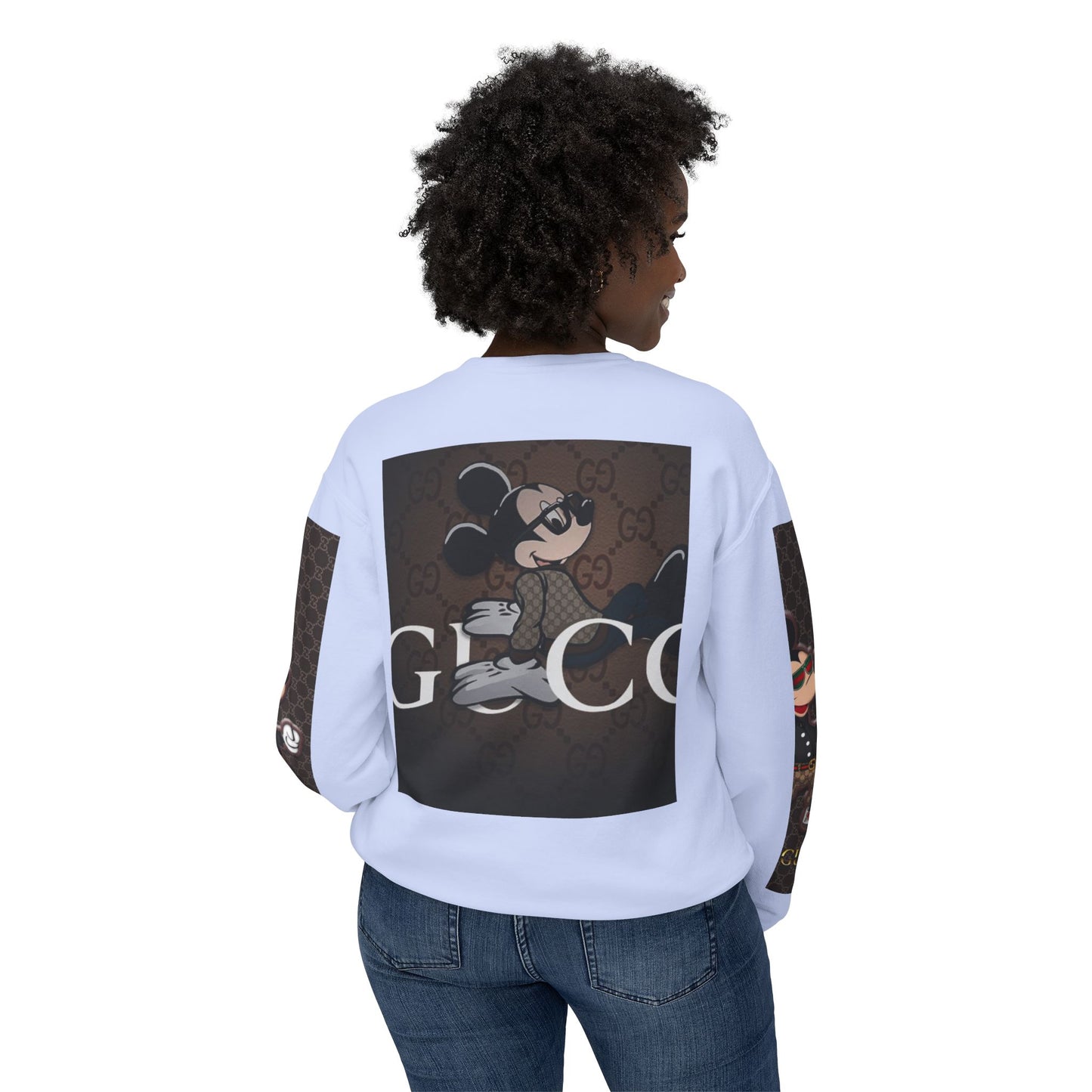 Mickey Mouse Stylish Crewneck Sweatshirt - Unisex Luxury Fashion