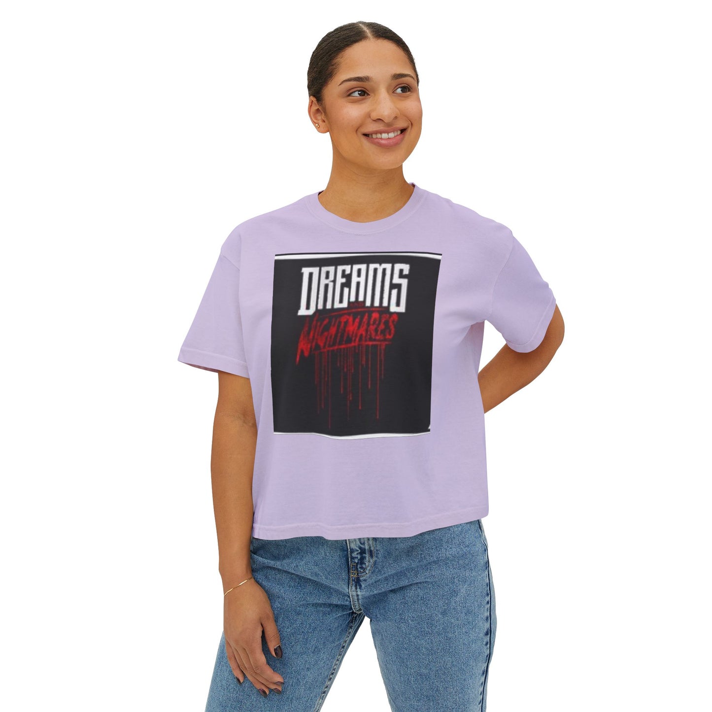 Women's Boxy Tee - Fun Animal Print for Casual Days