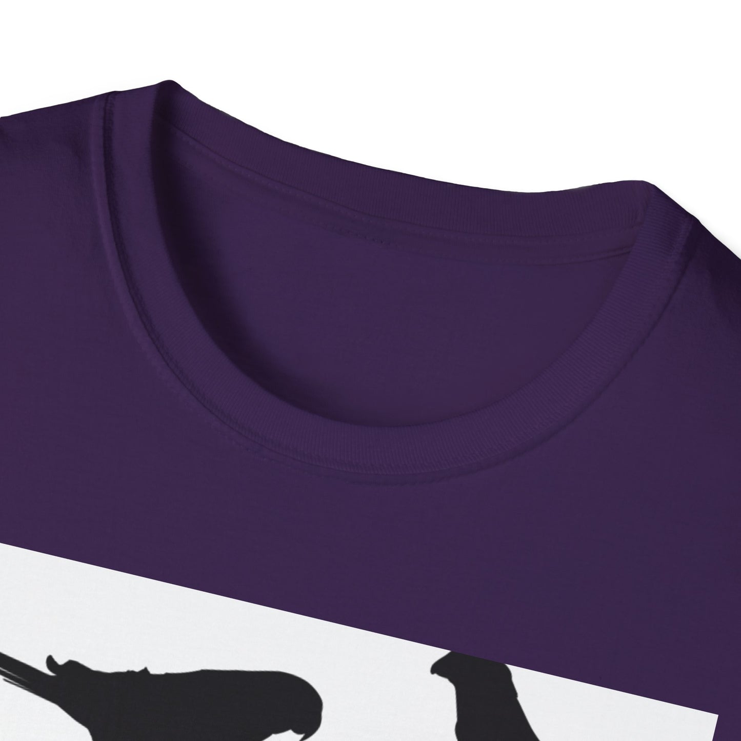Minimalist Bird Silhouette Unisex Softstyle T-Shirt