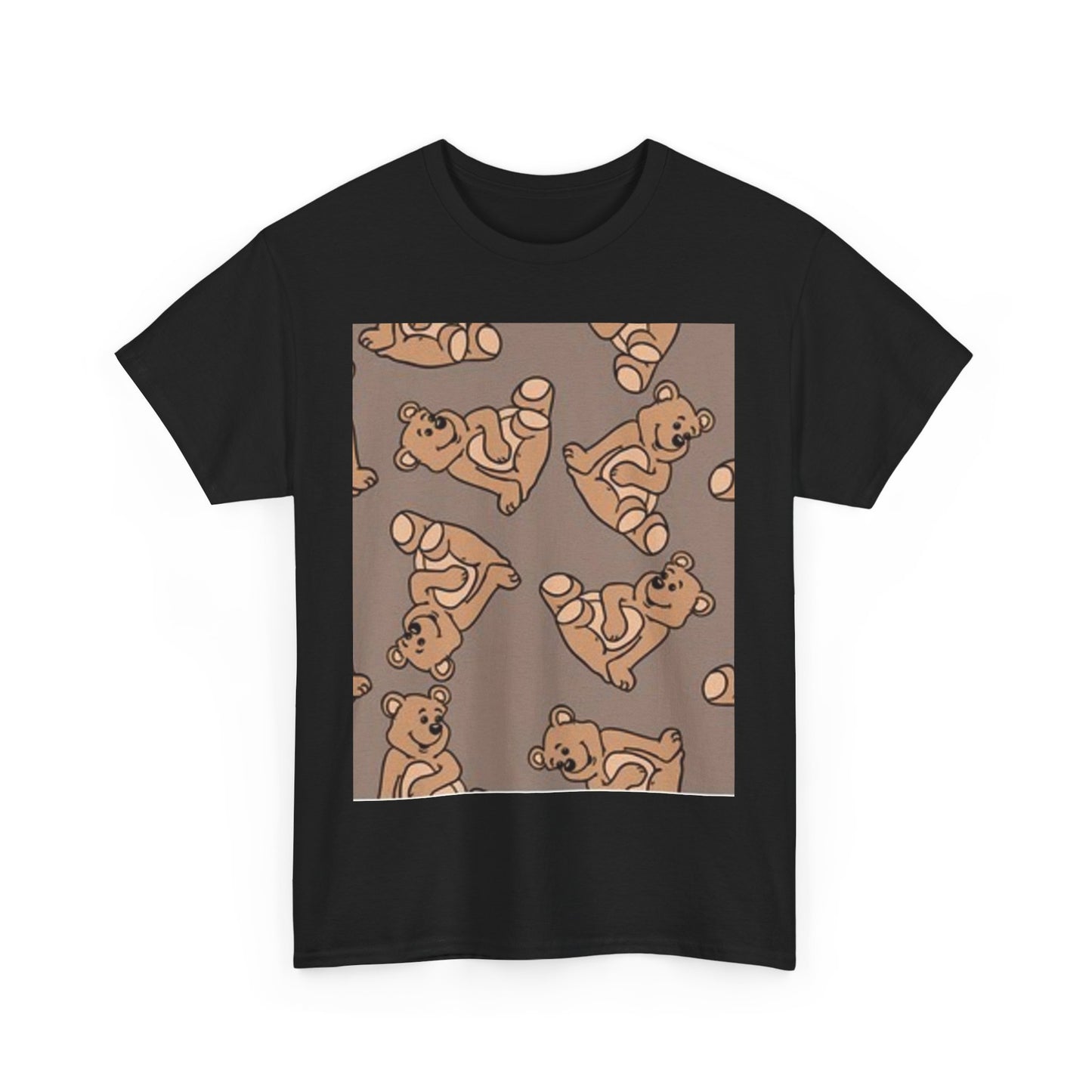 Tropical Bird Pattern Unisex Heavy Cotton Tee - Vibrant Summer Style