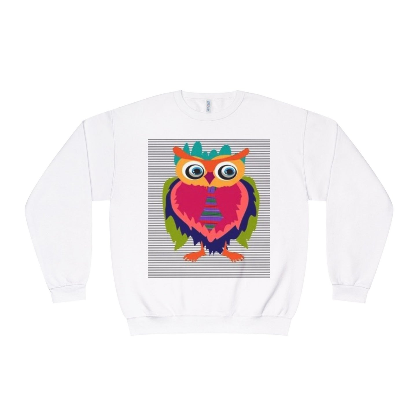 Colorful Owl Sweatshirt - Unisex Crewneck