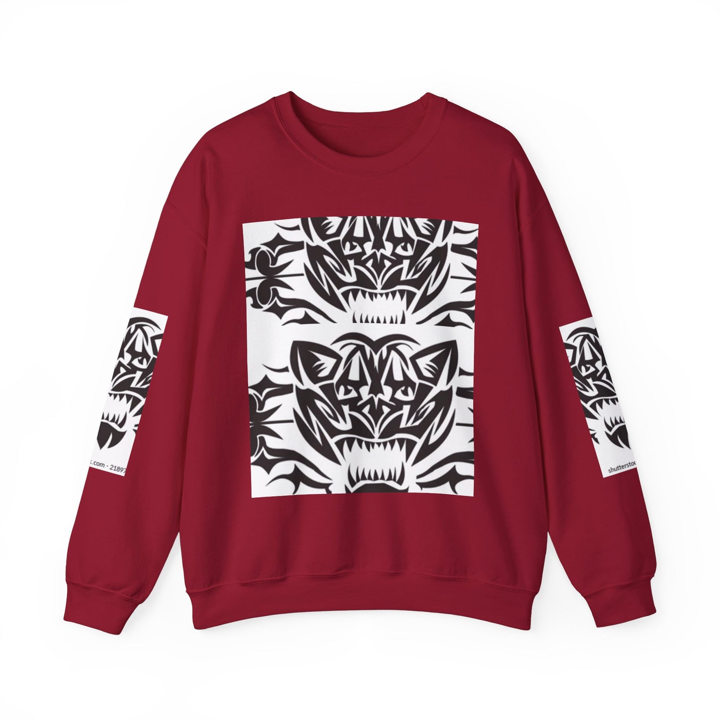 Bold Tiger Graphic Unisex Sweatshirt - Fierce Animal Design