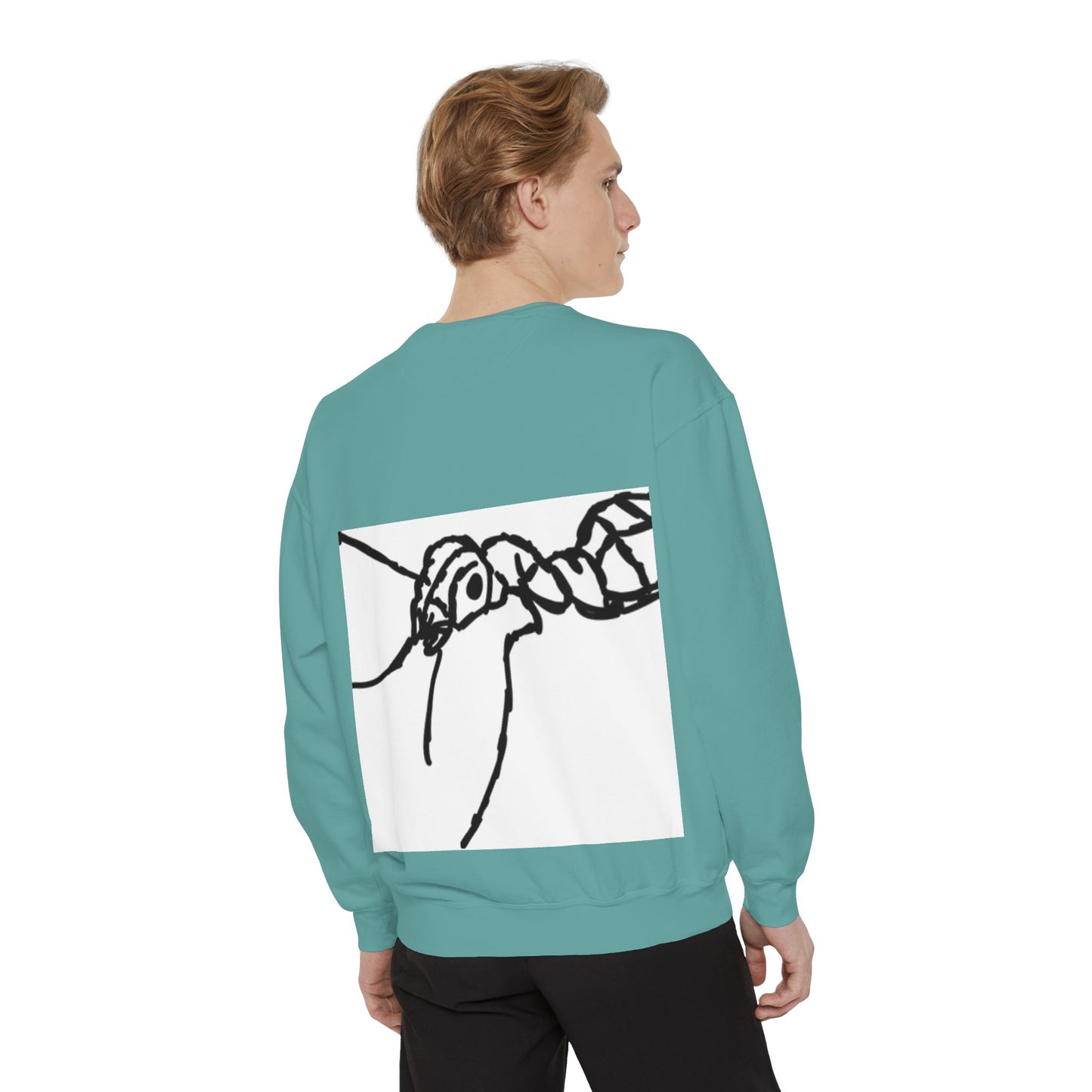 Ant-Inspired Unisex Garment-Dyed Sweatshirt - Unique Nature Lover Gift