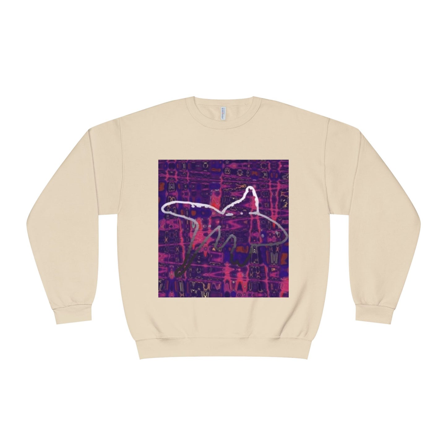 Artistic Crewneck Sweatshirt - Unisex Abstract Design for Cozy Comfort