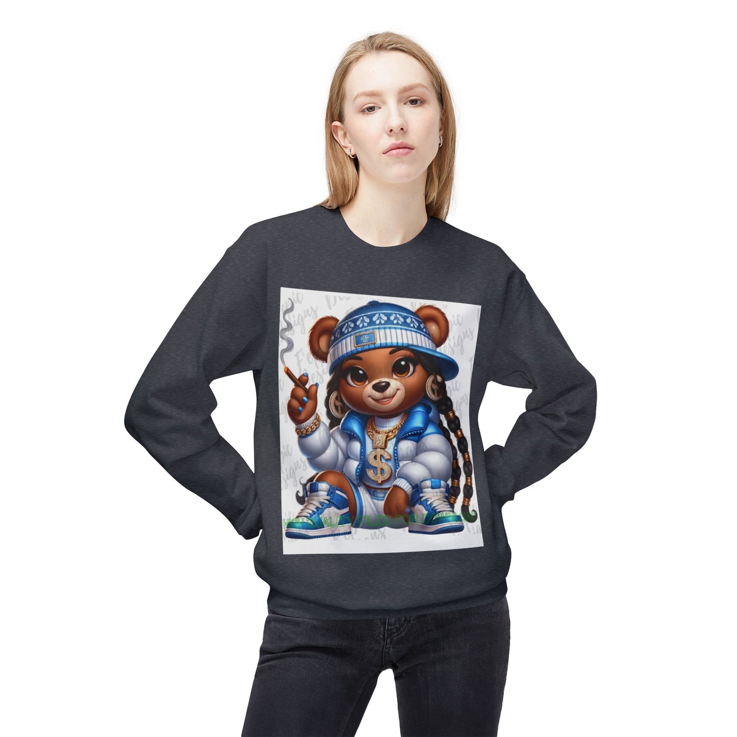 Cool Bear Streetwear Sweatshirt - Funky Unisex Crewneck with Attitude