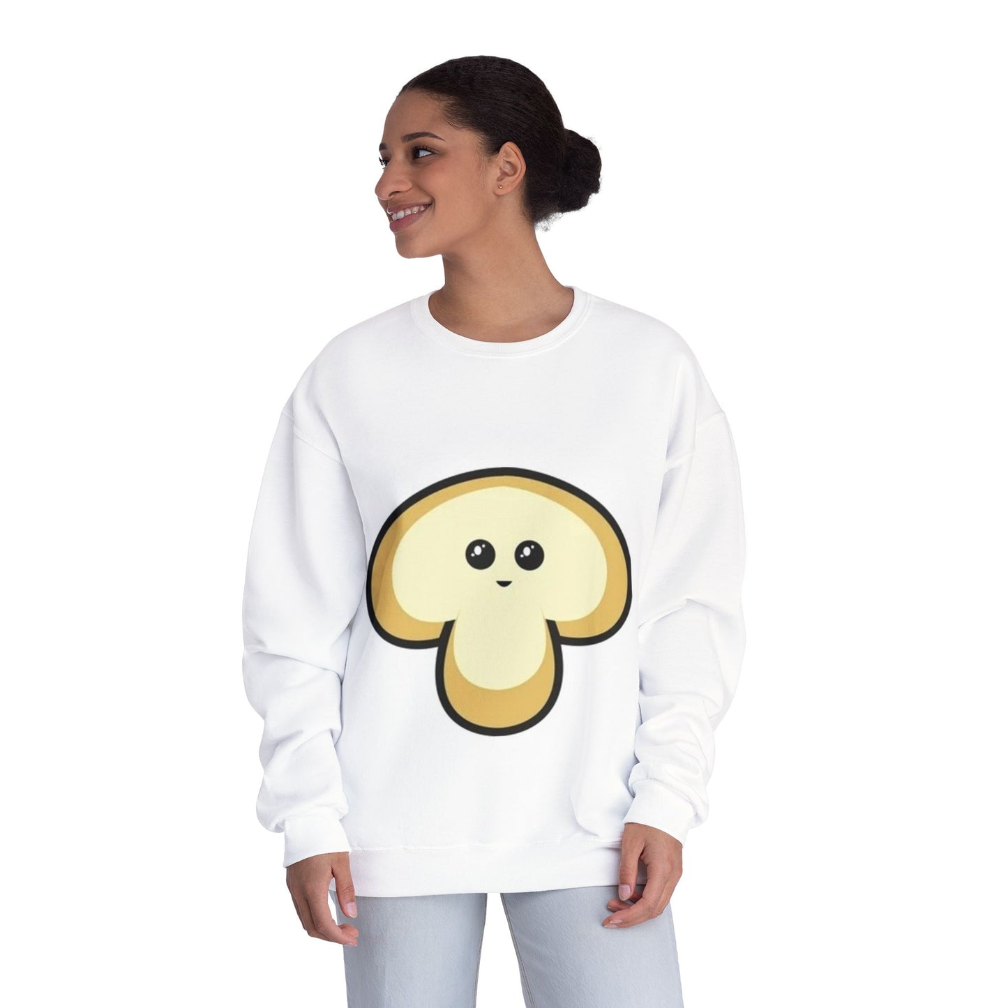 Cute Mushroom Unisex Crewneck Sweatshirt - Cozy & Fun!