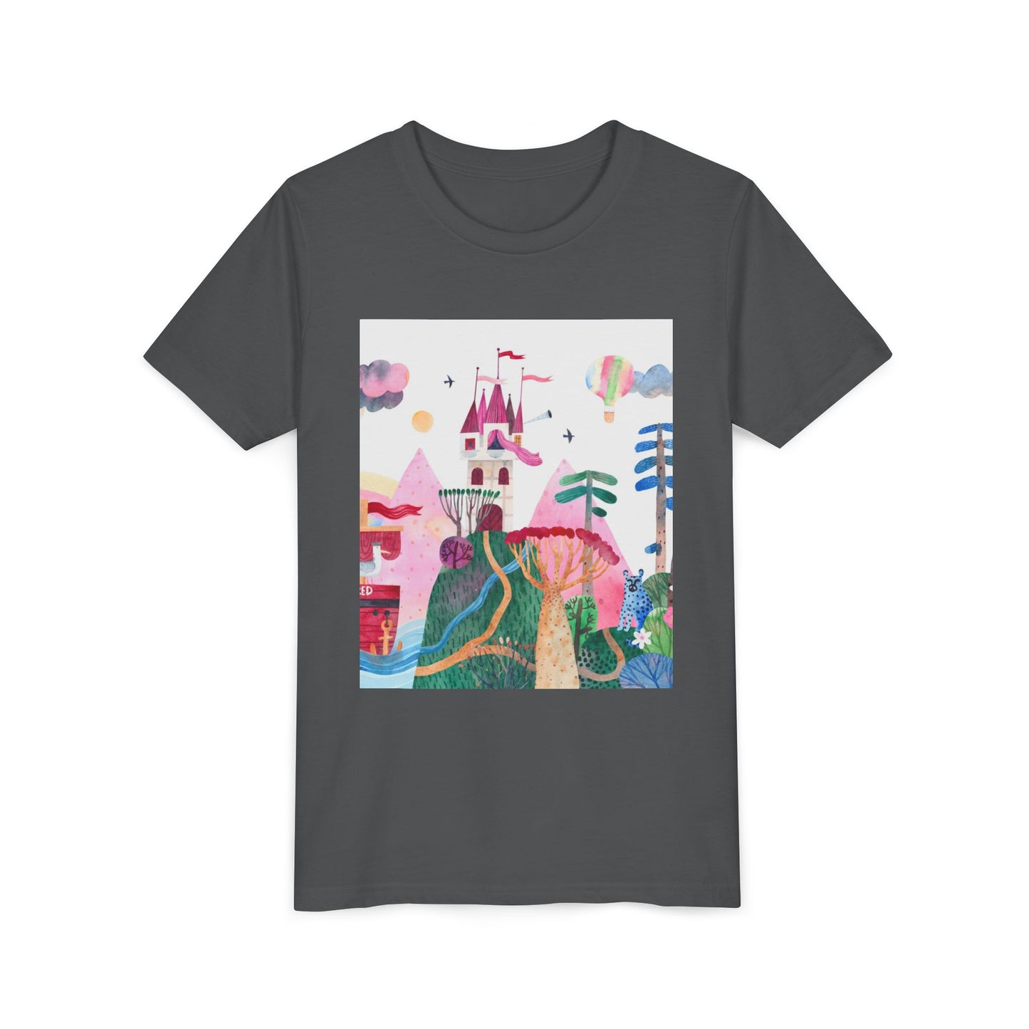 Mermaid Dreams Youth Tee - Cute Short Sleeve T-Shirt for Girls