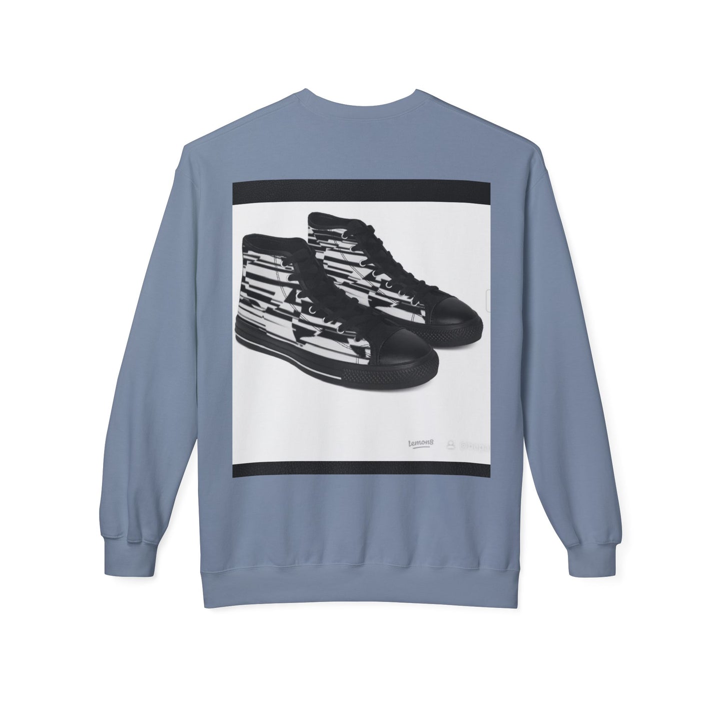 Cool Rhino and Sneakers Fleece Sweatshirt for Trendsetters