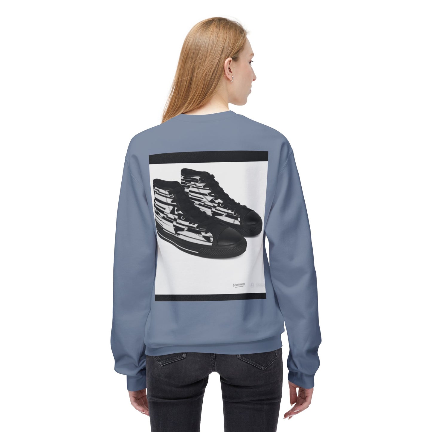Cool Rhino and Sneakers Fleece Sweatshirt for Trendsetters