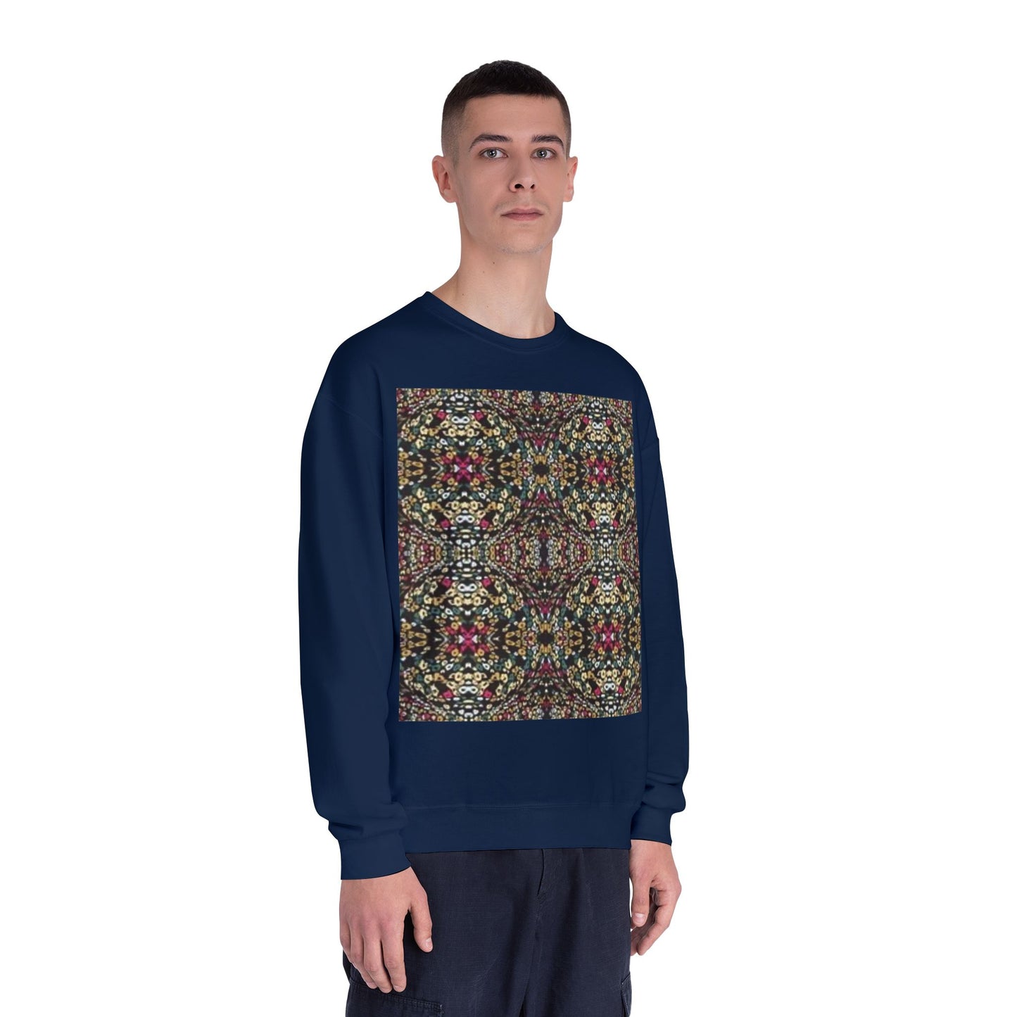 Vibrant Floral Pattern Unisex Crewneck Sweatshirt