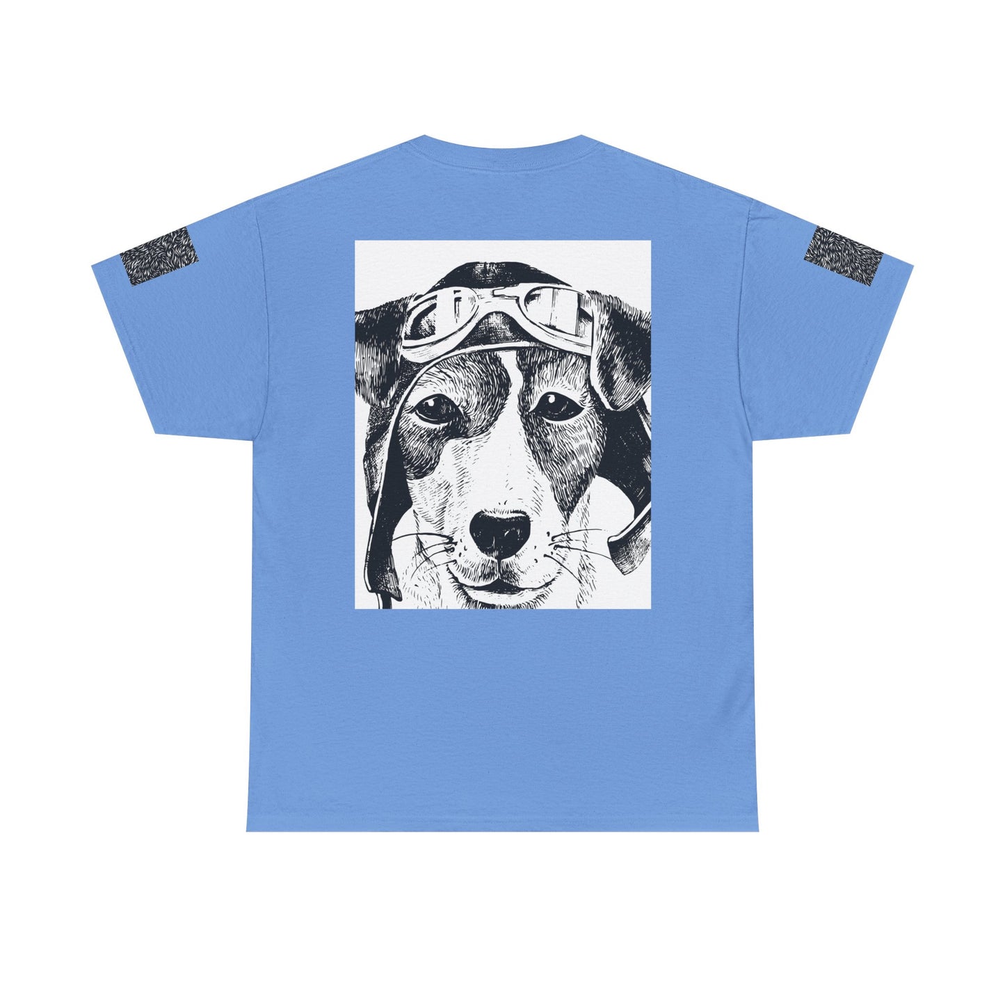 Vintage Aviator Dog Unisex Heavy Cotton Tee