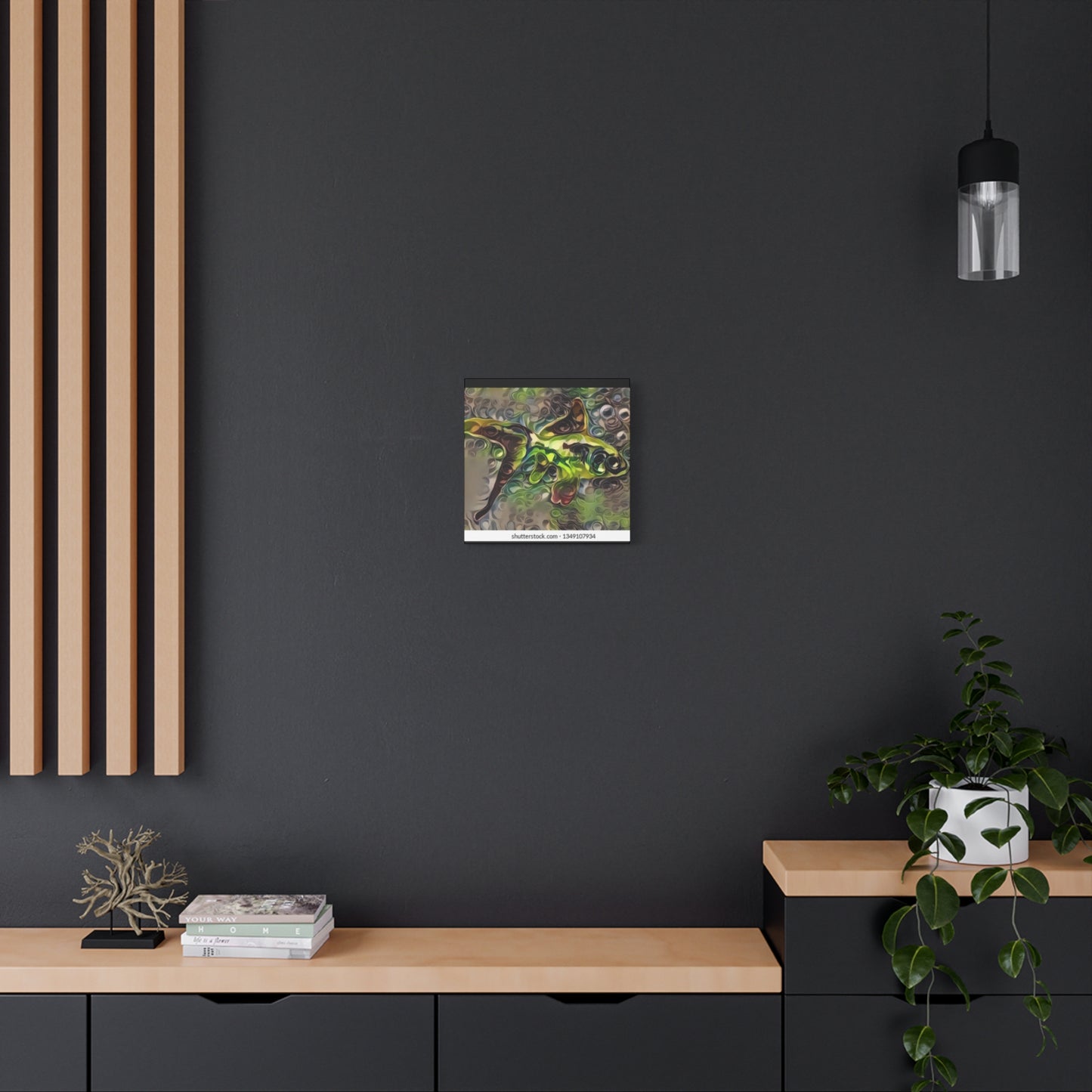 Abstract Nature Canvas Art - Stretched Matte Wall Decor