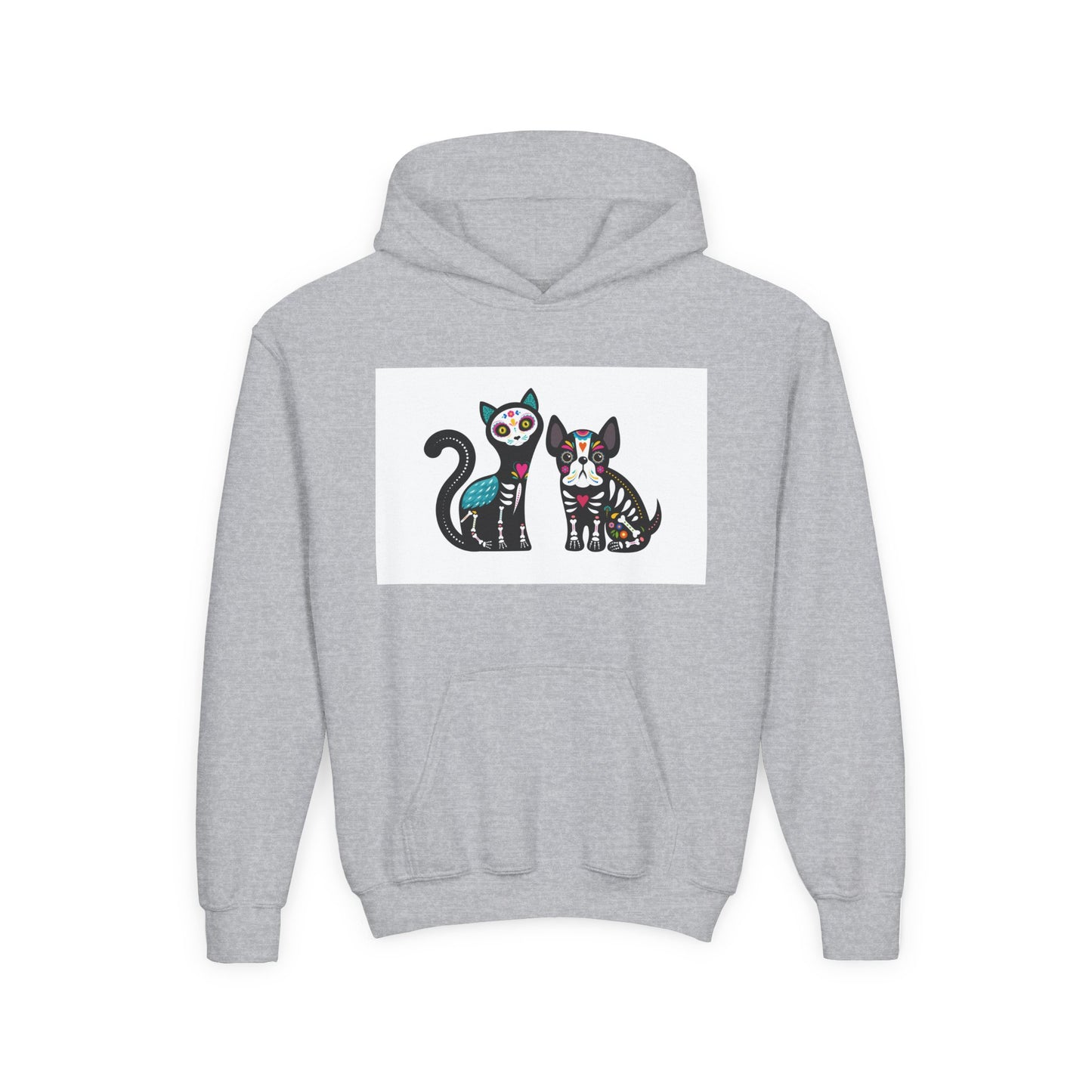 Fun Dino & Nature Youth Hoodie - Colorful Kids Sweatshirt