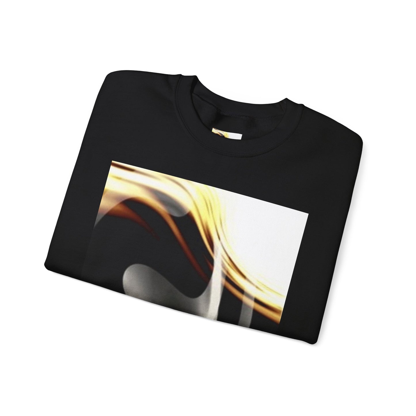 Abstract Wave Unisex Crewneck Sweatshirt - Modern Art Design