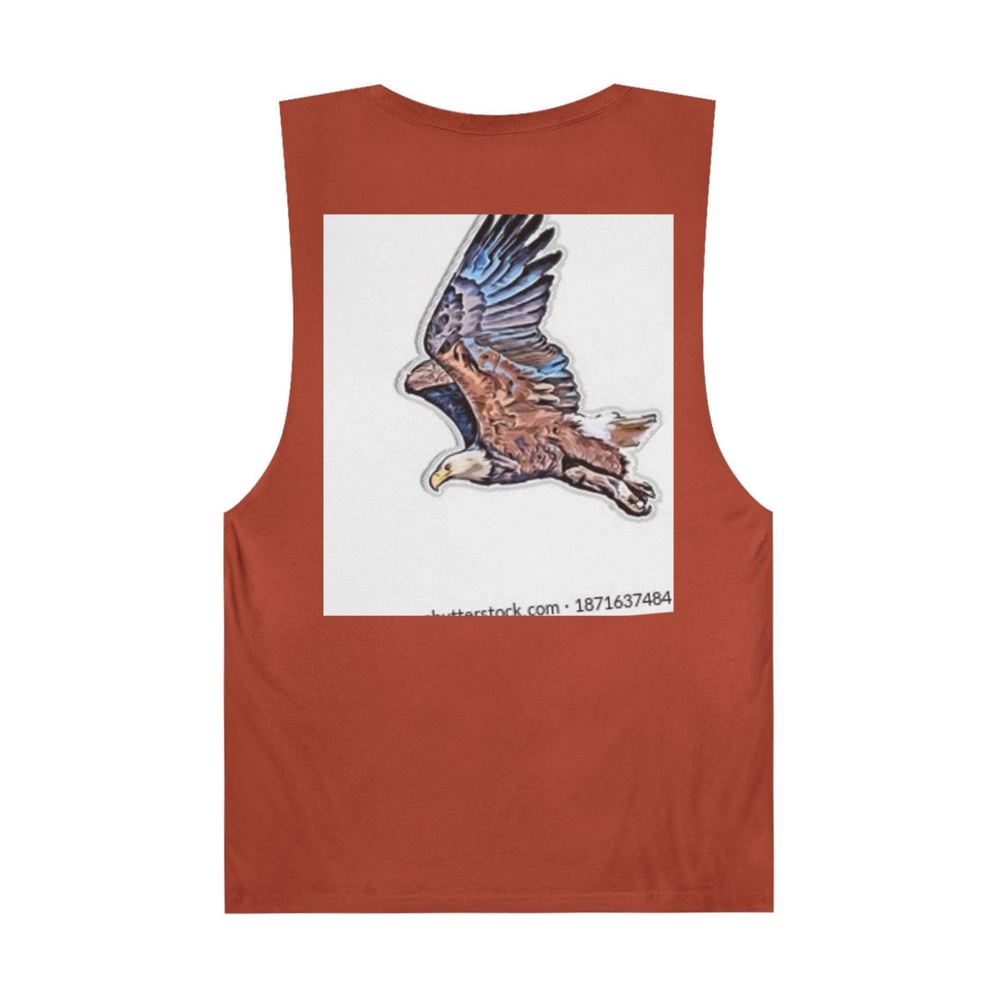 Unisex Artistic Spiderweb & Eagle Tank Top - Unique Graphic Sleeveless Tee for Nature Lovers