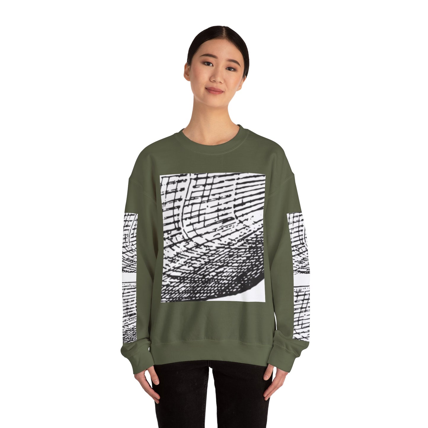 Artistic Unisex Crewneck Sweatshirt - Abstract Design for Cozy Vibes