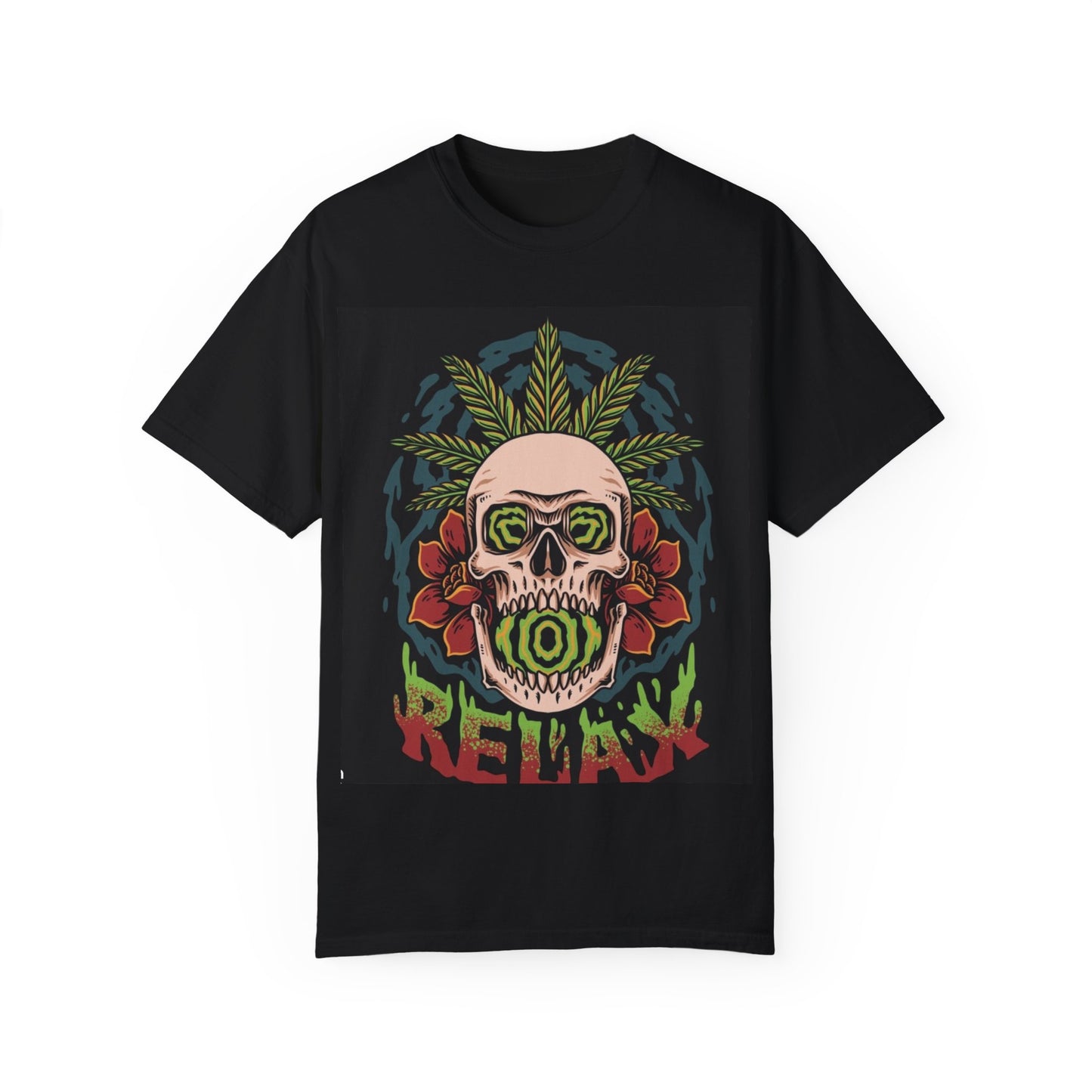 Vibrant Skull Graphic Unisex T-Shirt - Retro Chill Style