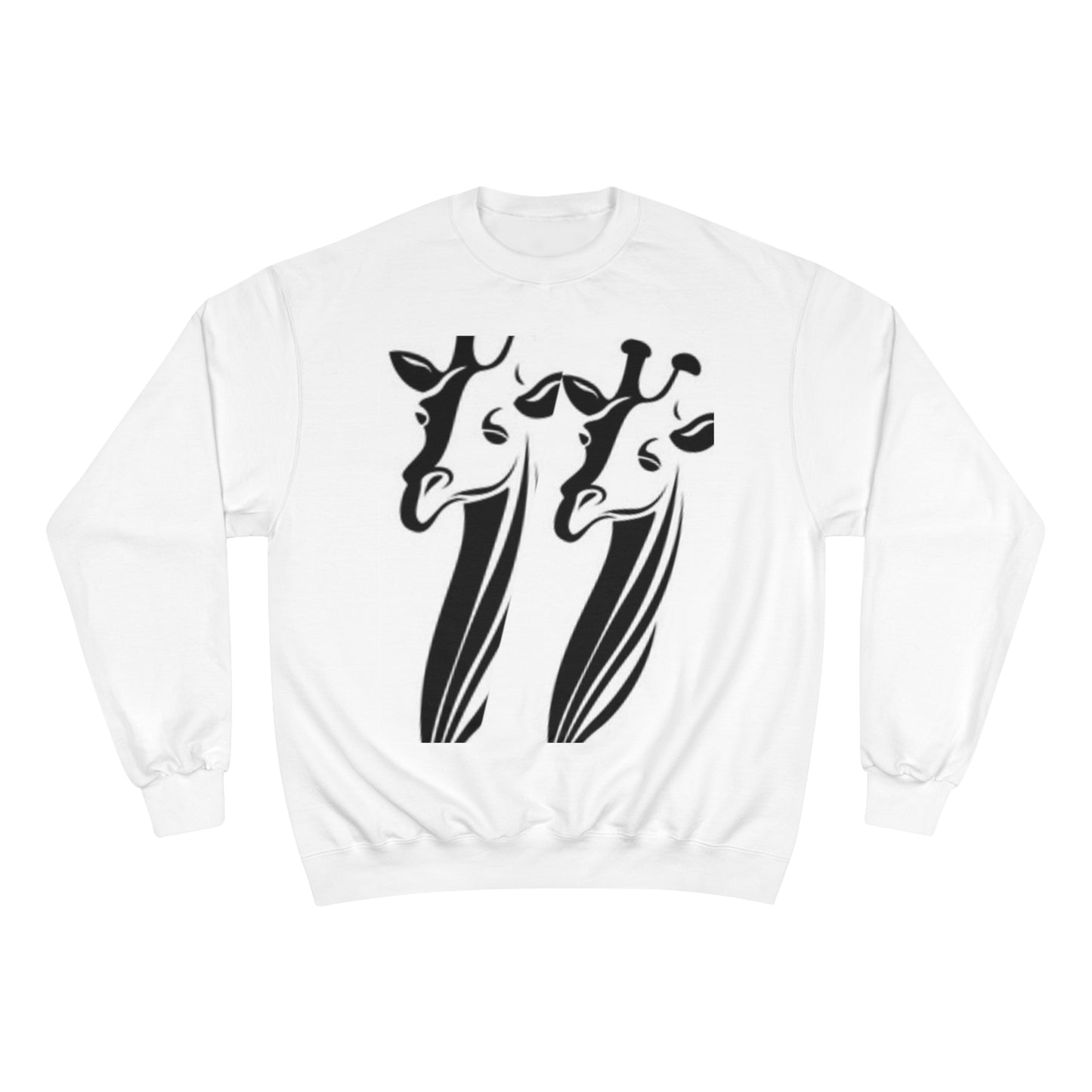 Giraffe Lovers Champion Sweatshirt - Cozy Wildlife Apparel