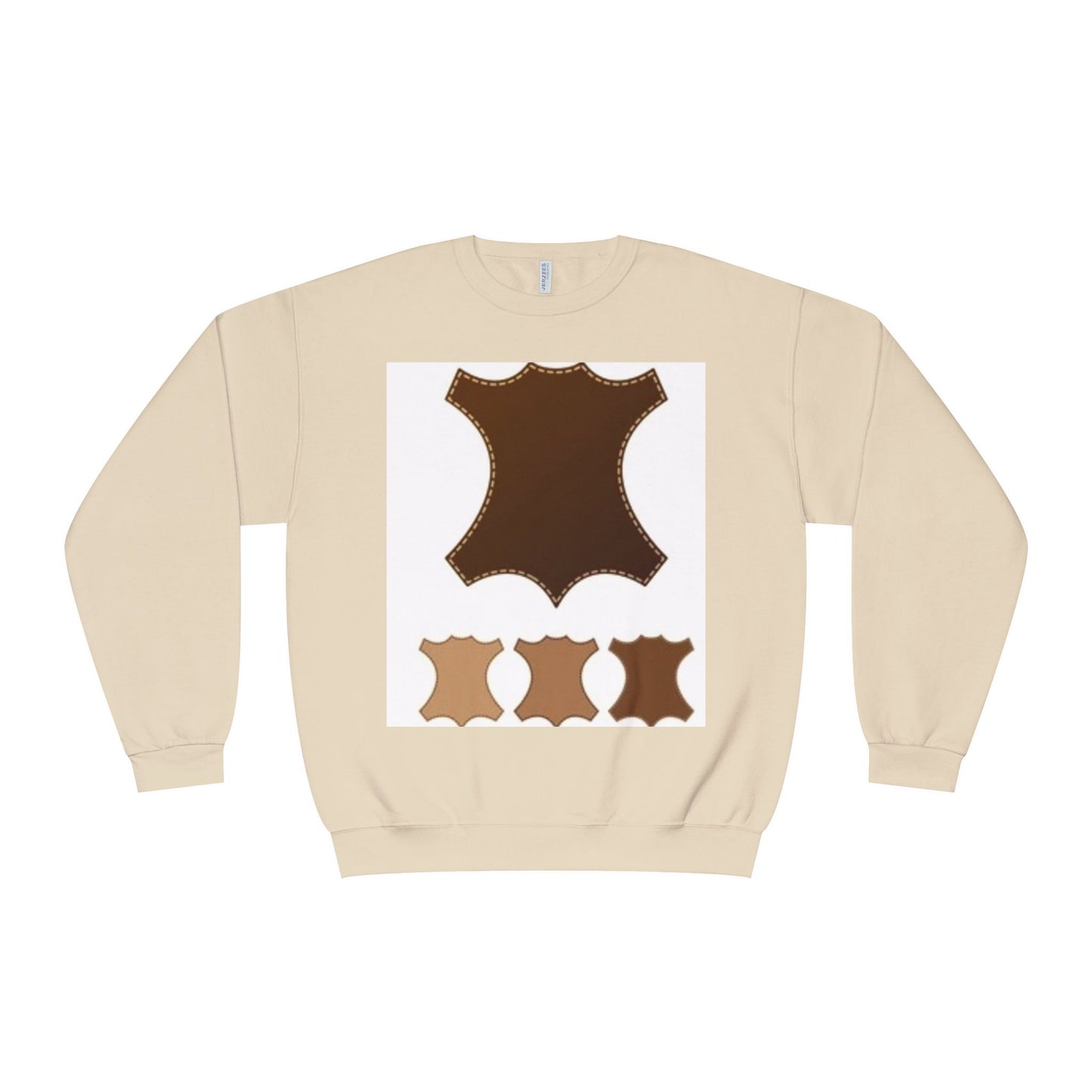 Artisan Leather Pattern Unisex Crewneck Sweatshirt