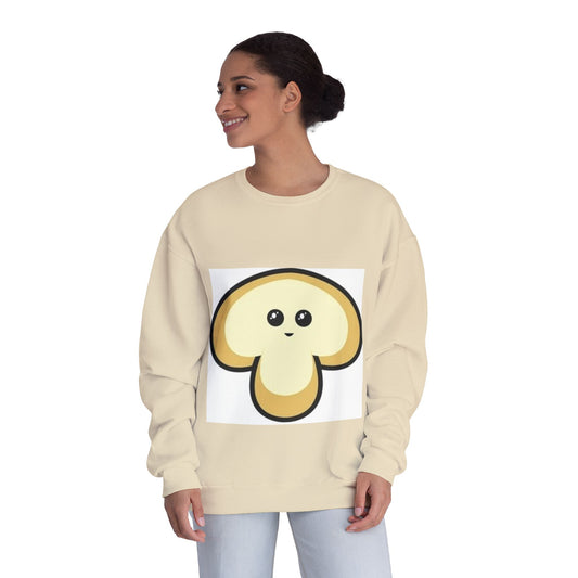 Cute Mushroom Unisex Crewneck Sweatshirt - Cozy & Fun!