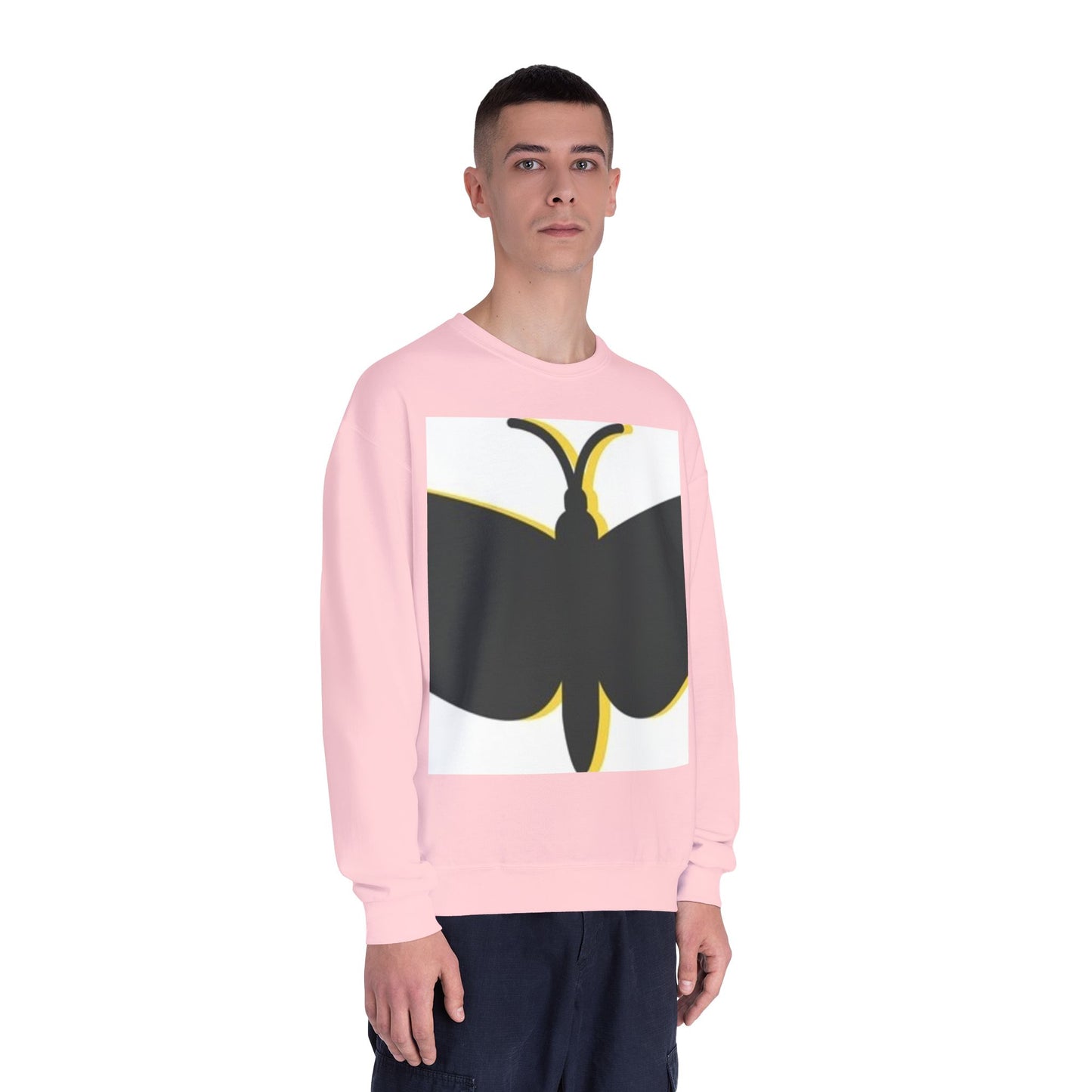 Butterfly Emblem Unisex Sweatshirt - Cozy Style for Nature Lovers