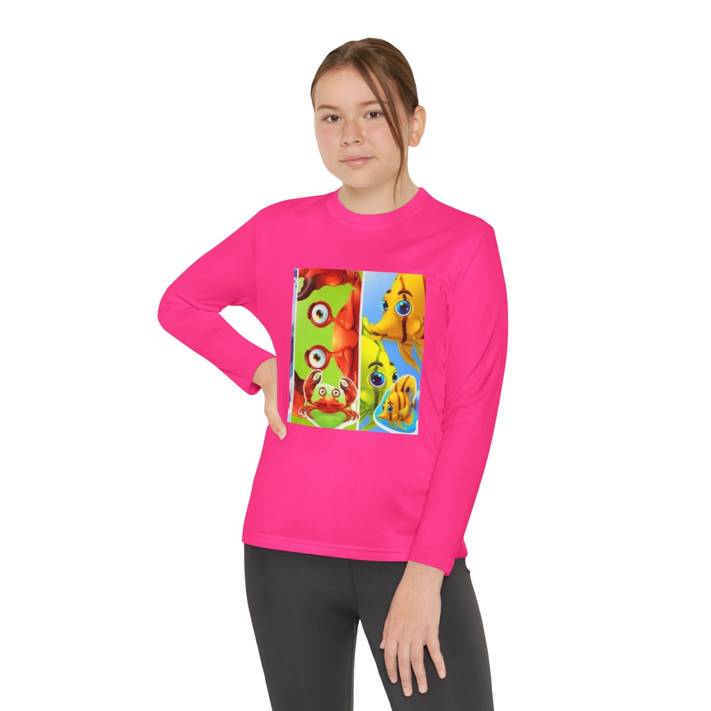 Vibrant Youth Long Sleeve Tee - Fun Animal Designs for Playful Kids