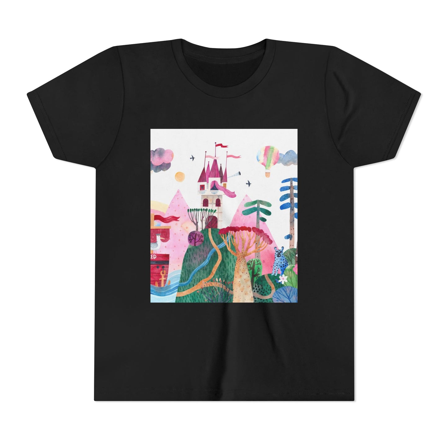 Mermaid Dreams Youth Tee - Cute Short Sleeve T-Shirt for Girls
