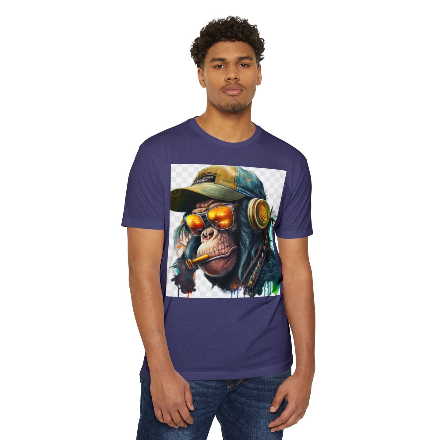 Cool Monkey Graphic Unisex T-Shirt - Perfect for Music Lovers