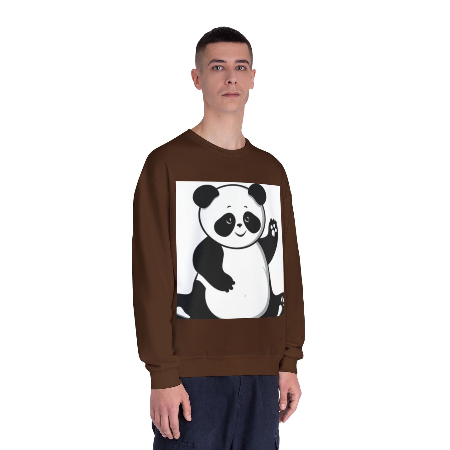 Cute Panda Unisex Crewneck Sweatshirt - Cozy Casual Wear for Animal Lovers
