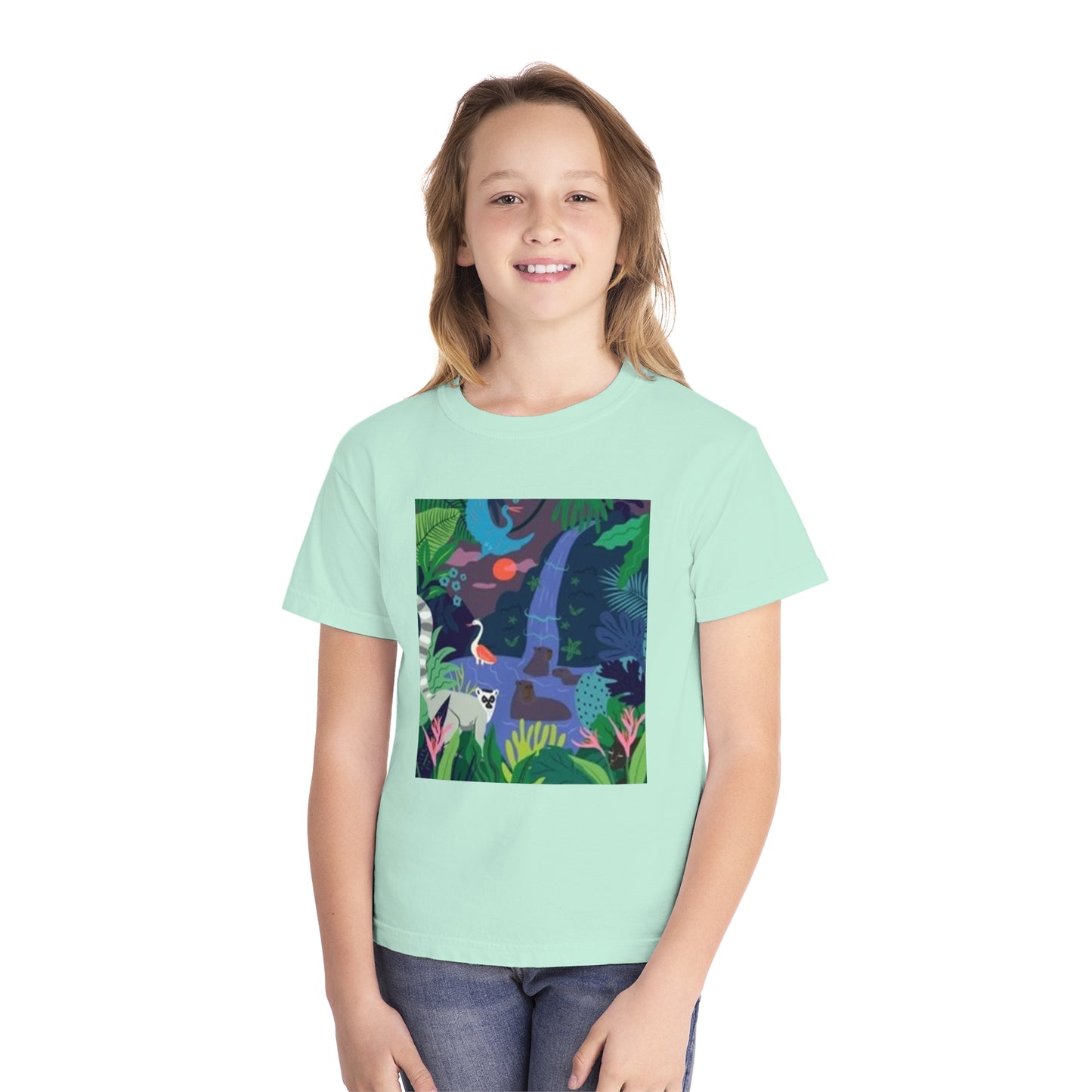 Colorful Jungle Adventure Youth Tee