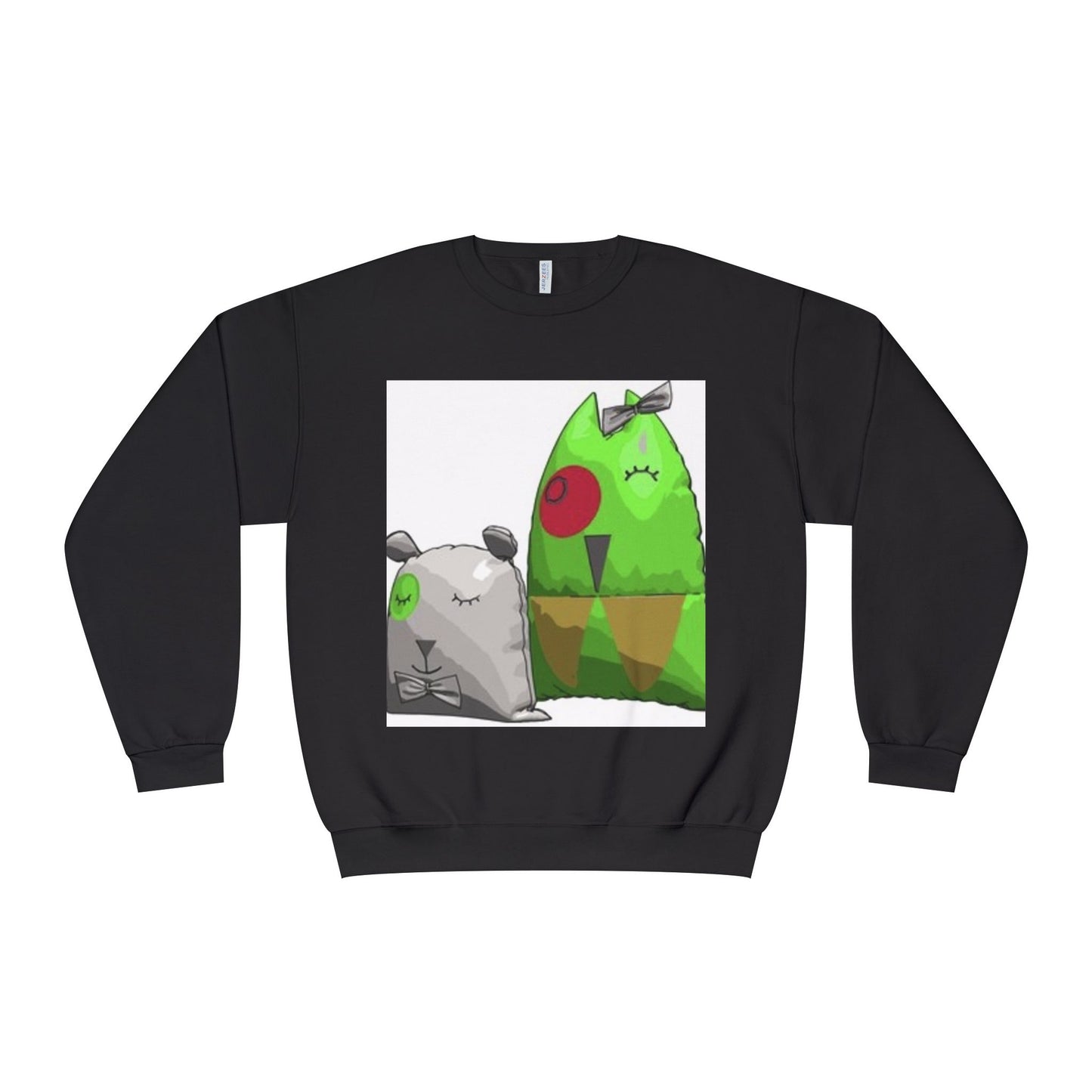 Cute Cartoon Monsters Unisex Crewneck Sweatshirt - Cozy Fun for All Ages