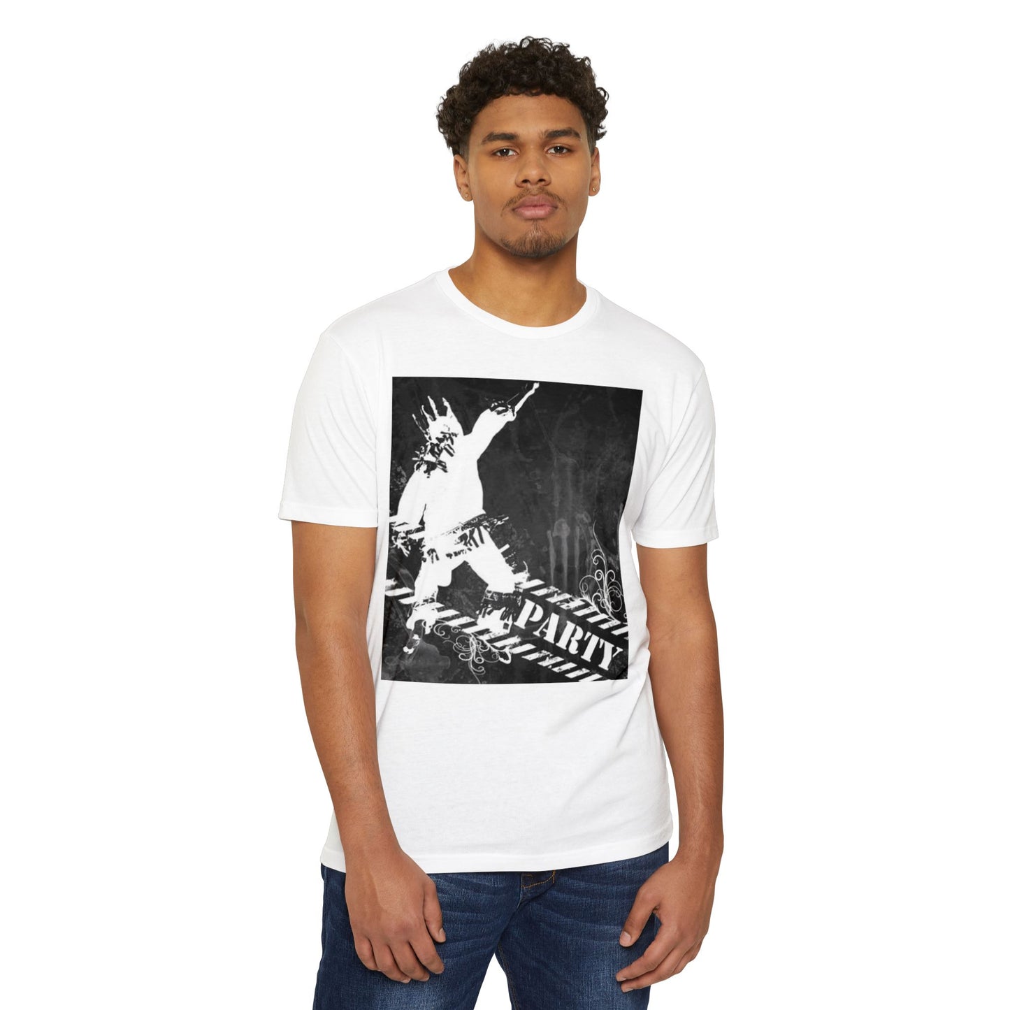 Party Vibes Unisex CVC Jersey T-Shirt