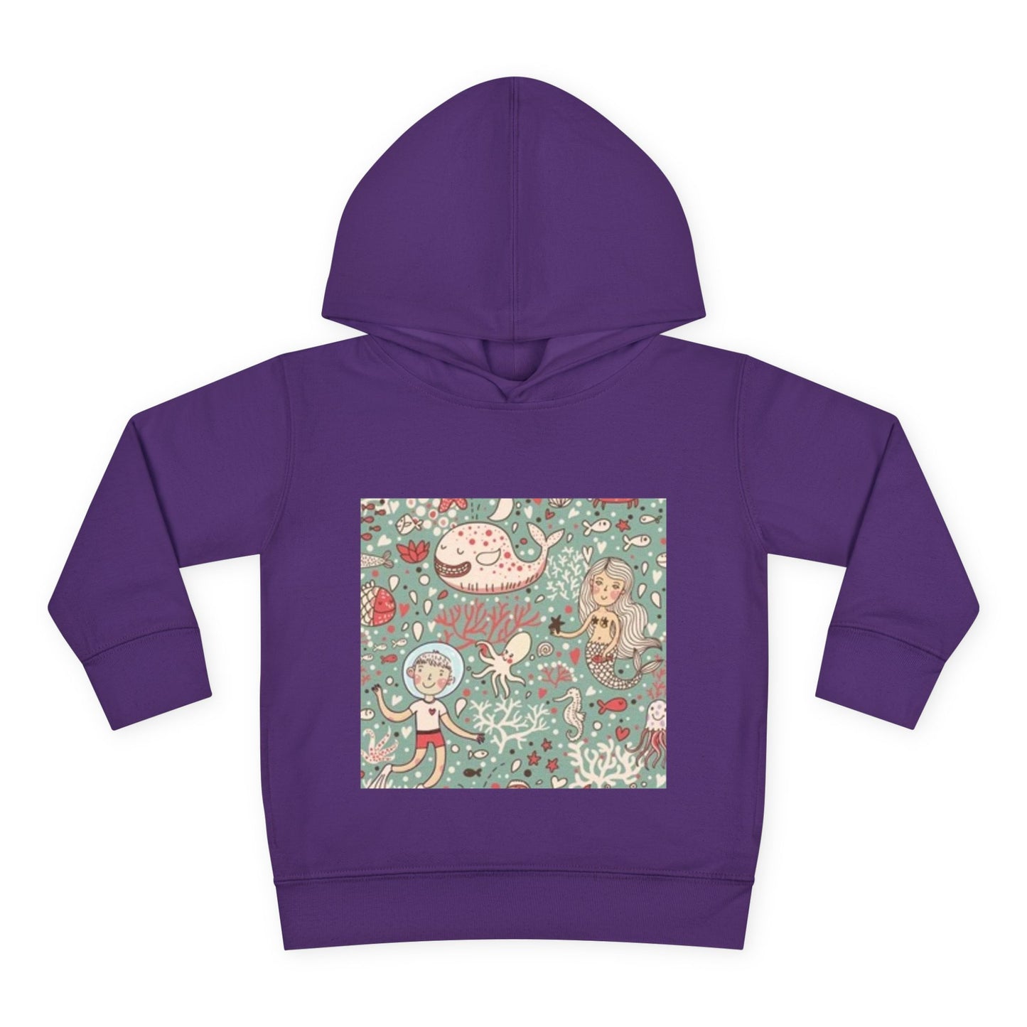 Whimsical Ocean Adventure Toddler Hoodie