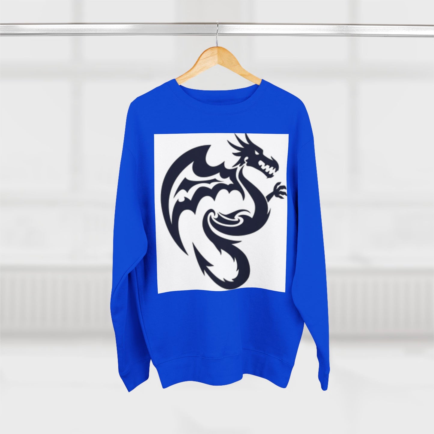 Unisex Dragon Graphic Crewneck Sweatshirt - Stylish & Cozy for Fantasy Lovers