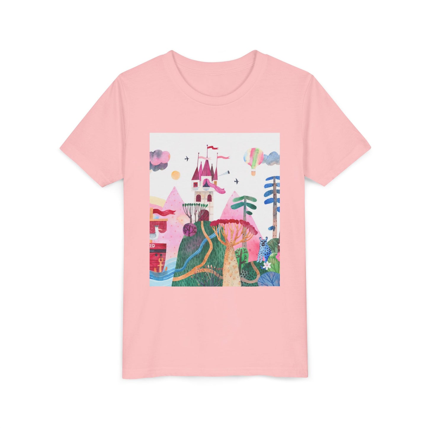 Mermaid Dreams Youth Tee - Cute Short Sleeve T-Shirt for Girls