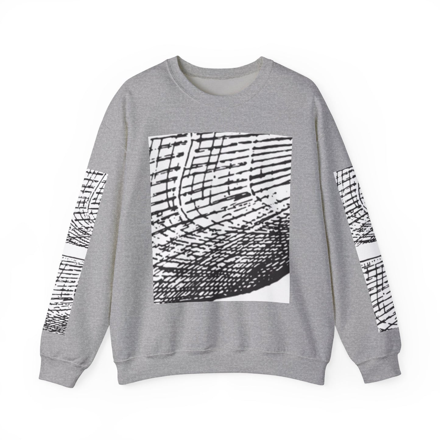 Artistic Unisex Crewneck Sweatshirt - Abstract Design for Cozy Vibes