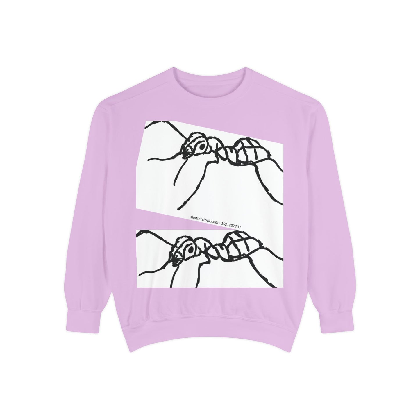 Ant-Inspired Unisex Garment-Dyed Sweatshirt - Unique Nature Lover Gift