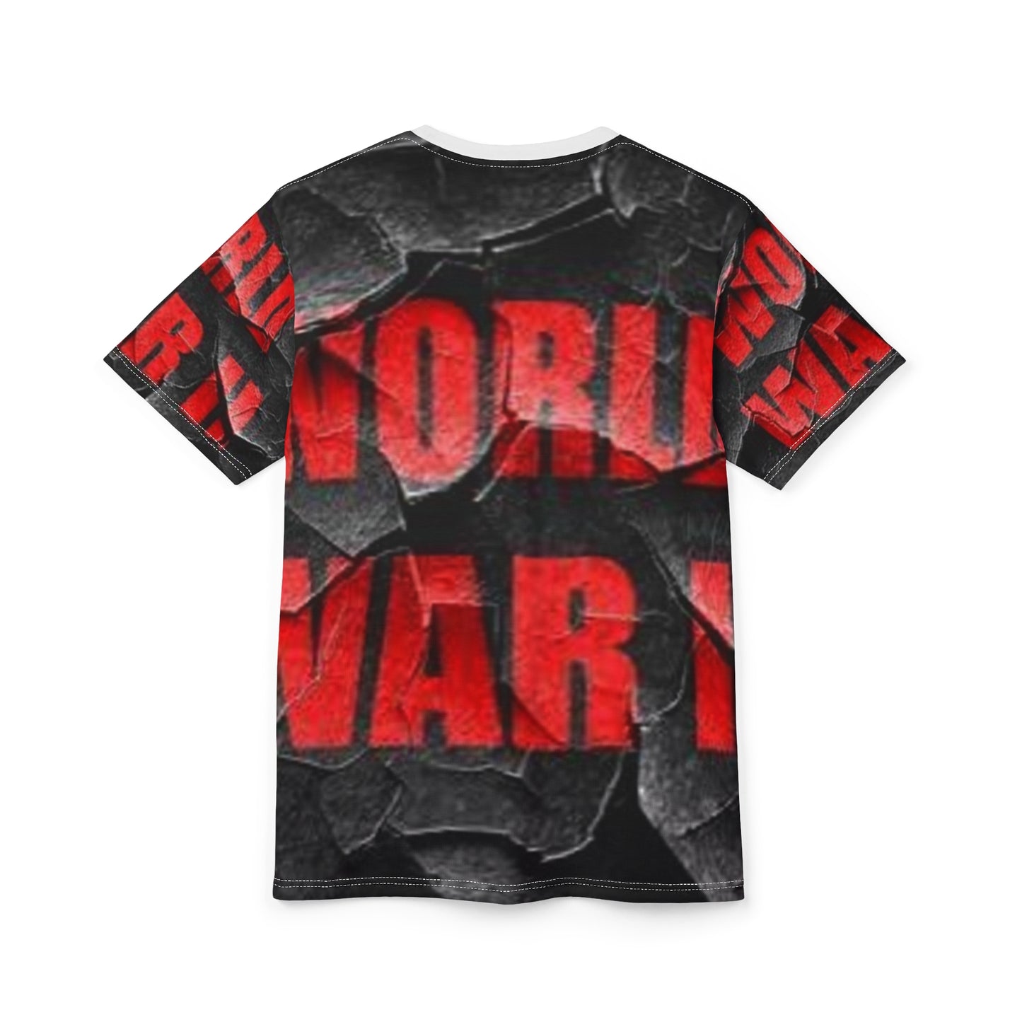 Motivational Unisex Cut & Sew Tee - "Never Give Up" Inspirational Shirt