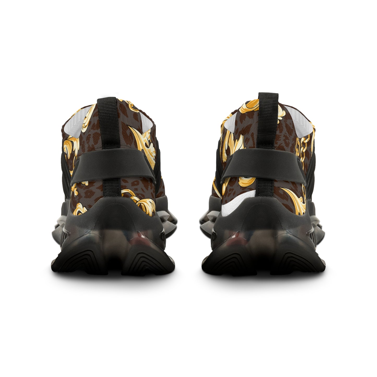 Stylish Men's Mesh Sneakers with Elegant Chain Design