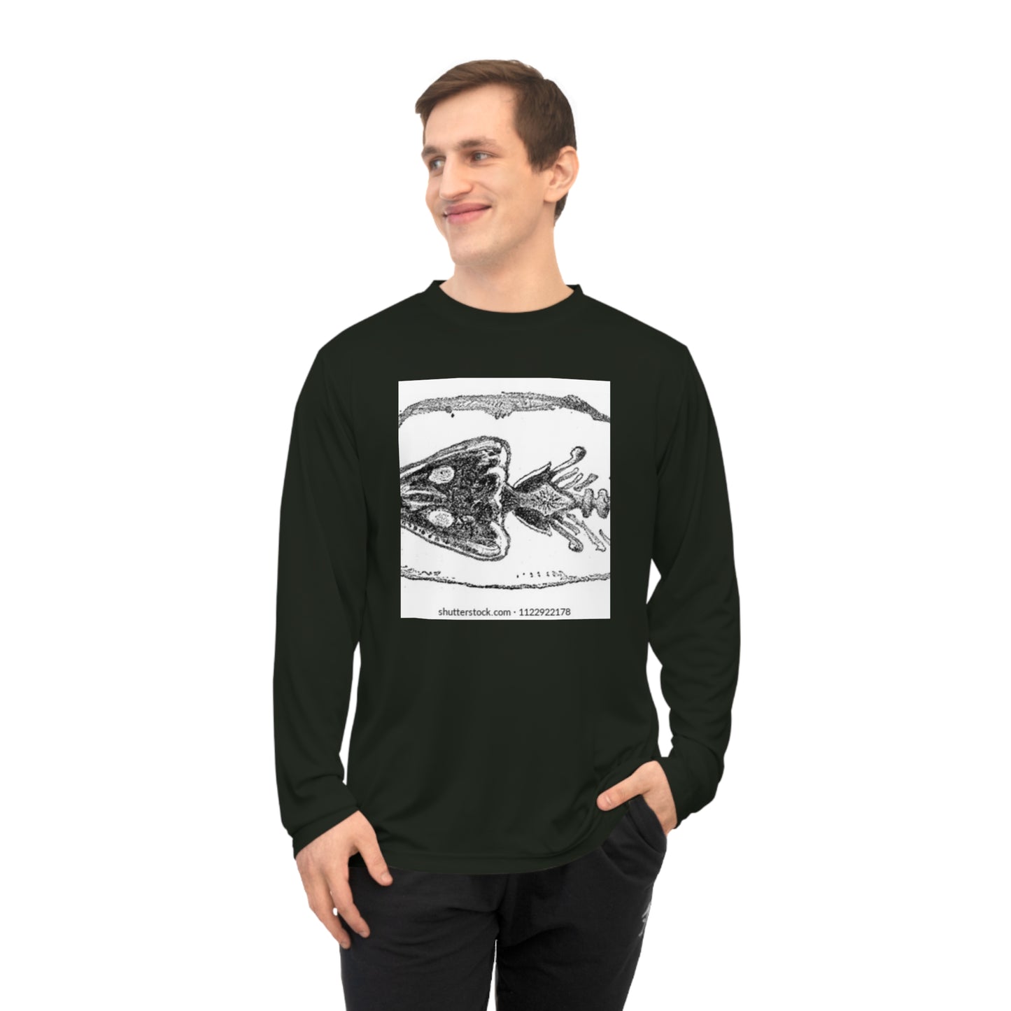 Outdoor Adventure Unisex Performance Long Sleeve Shirt - Vintage Rock Art Design