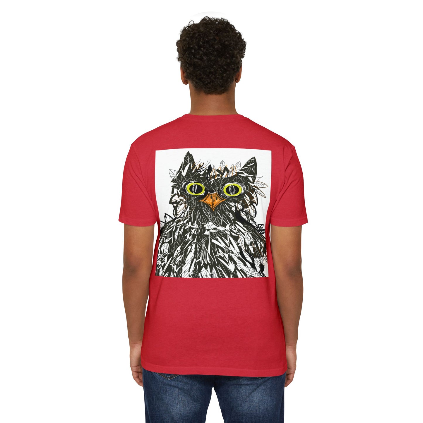 Whimsical Cat Graphic Unisex T-Shirt - Fun & Artsy Apparel