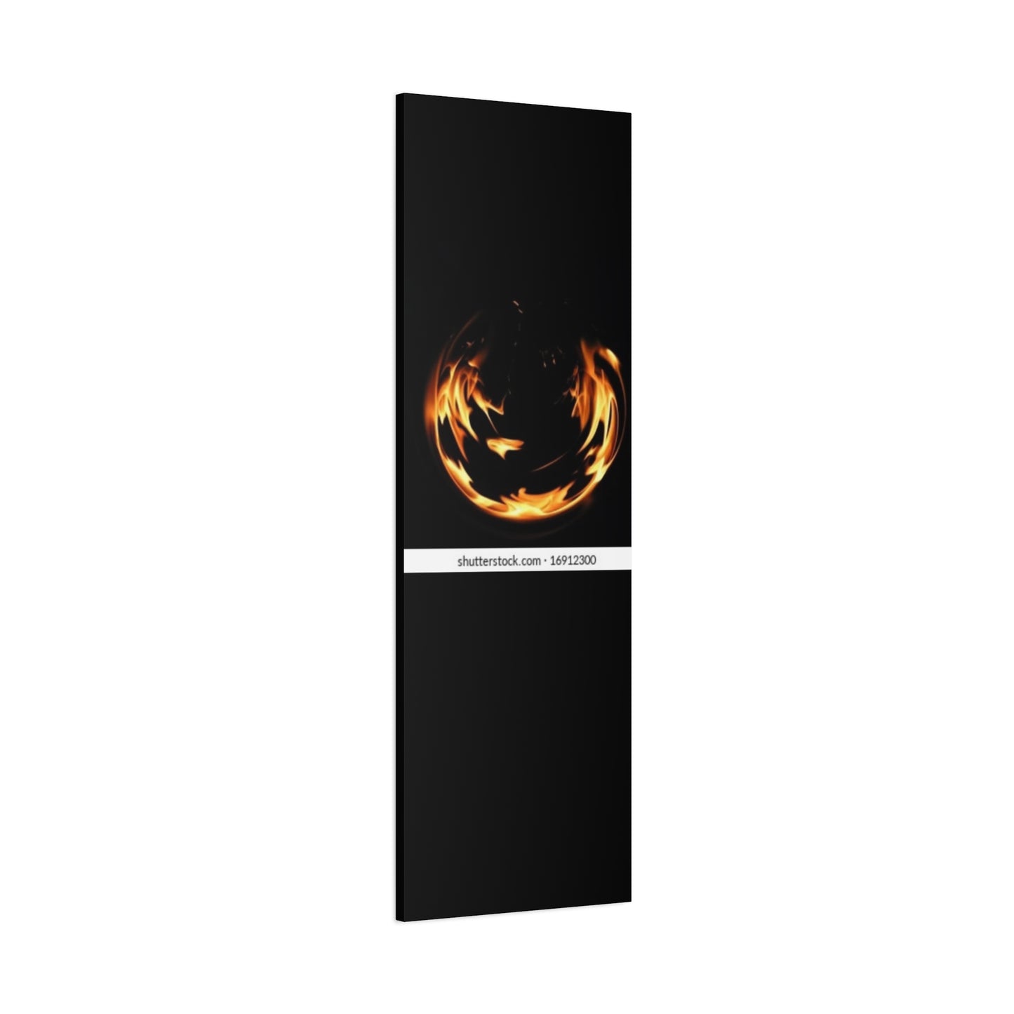 Fire Swirl Matte Canvas Art - Stretched 1.25" Gallery Wrap